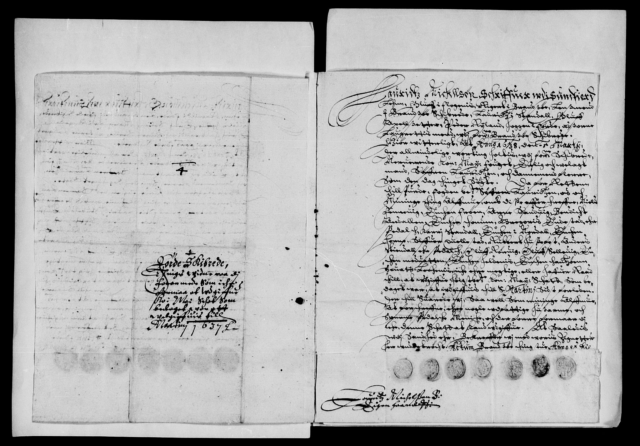 Rentekammeret inntil 1814, Reviderte regnskaper, Lensregnskaper, RA/EA-5023/R/Rb/Rbt/L0079: Bergenhus len, 1637-1638