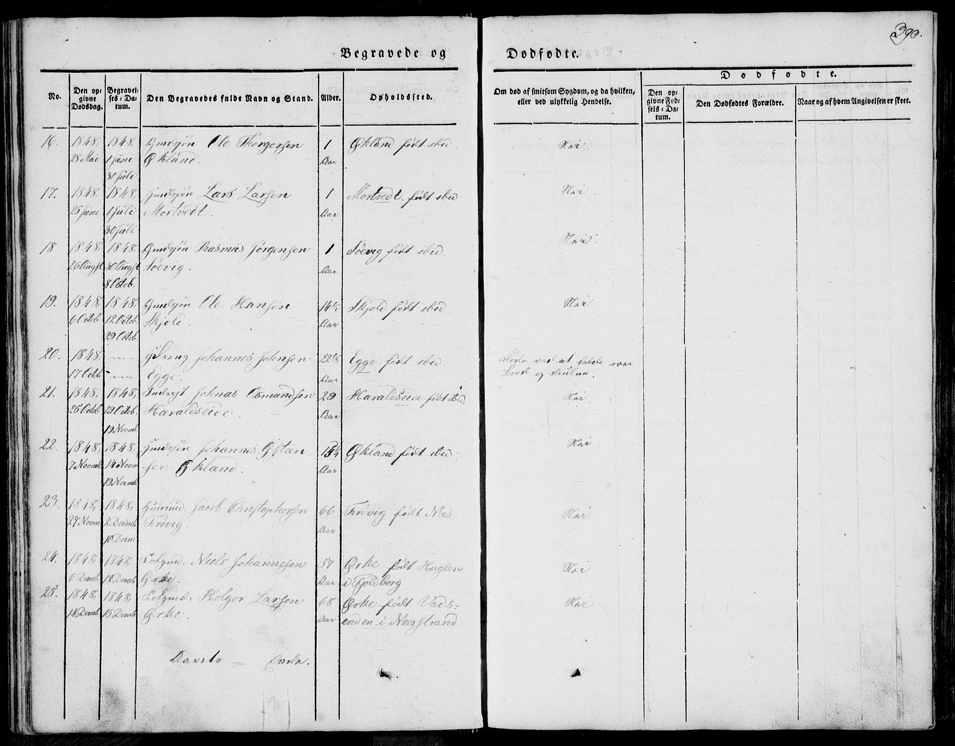 Skjold sokneprestkontor, AV/SAST-A-101847/H/Ha/Haa/L0006: Parish register (official) no. A 6.2, 1835-1858, p. 390