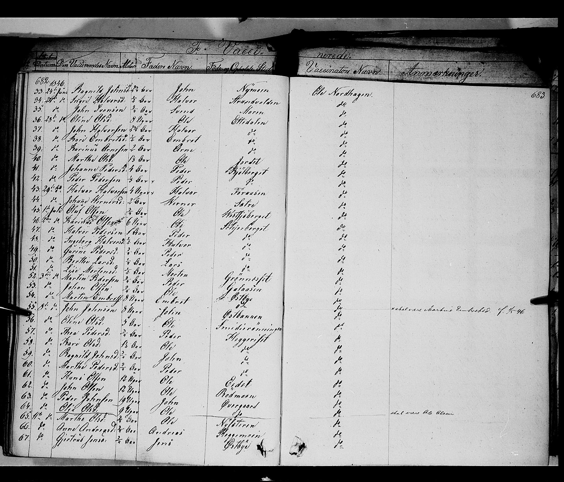 Trysil prestekontor, SAH/PREST-046/H/Ha/Haa/L0004: Parish register (official) no. 4 /1, 1842-1850, p. 682-683