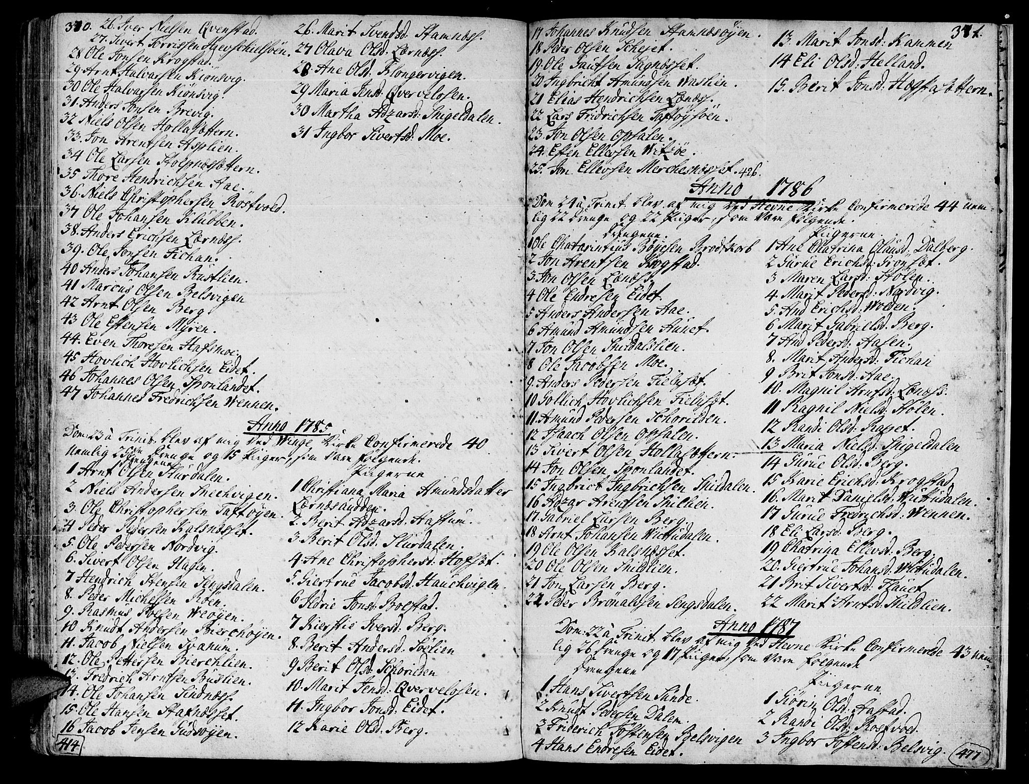 Ministerialprotokoller, klokkerbøker og fødselsregistre - Sør-Trøndelag, SAT/A-1456/630/L0489: Parish register (official) no. 630A02, 1757-1794, p. 370-371