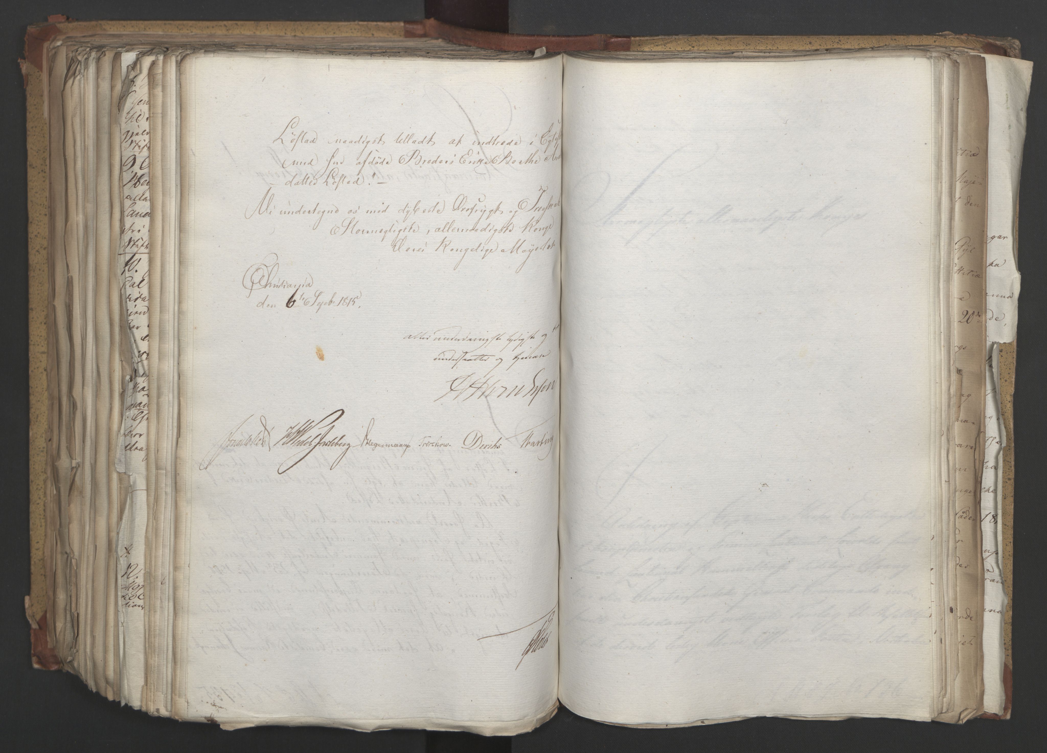 Statsrådsavdelingen i Stockholm, AV/RA-S-1003/D/Da/L0003: Regjeringsinnstillinger nr. 519-787, 1815, p. 466