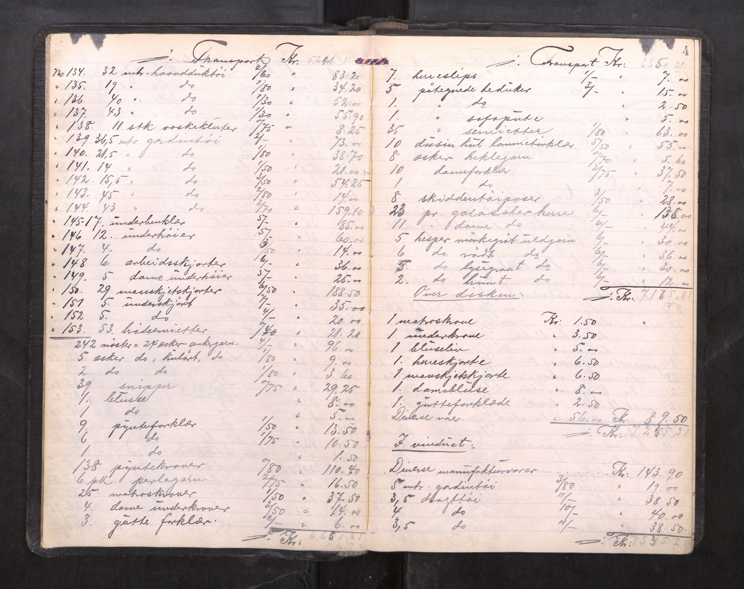 Trondheim byfogd, AV/SAT-A-0003/1/3/3C/L0039: Skifteregistreringsprotokoll - 2/2-27/9. (u/ register), 1921-1922, p. 4