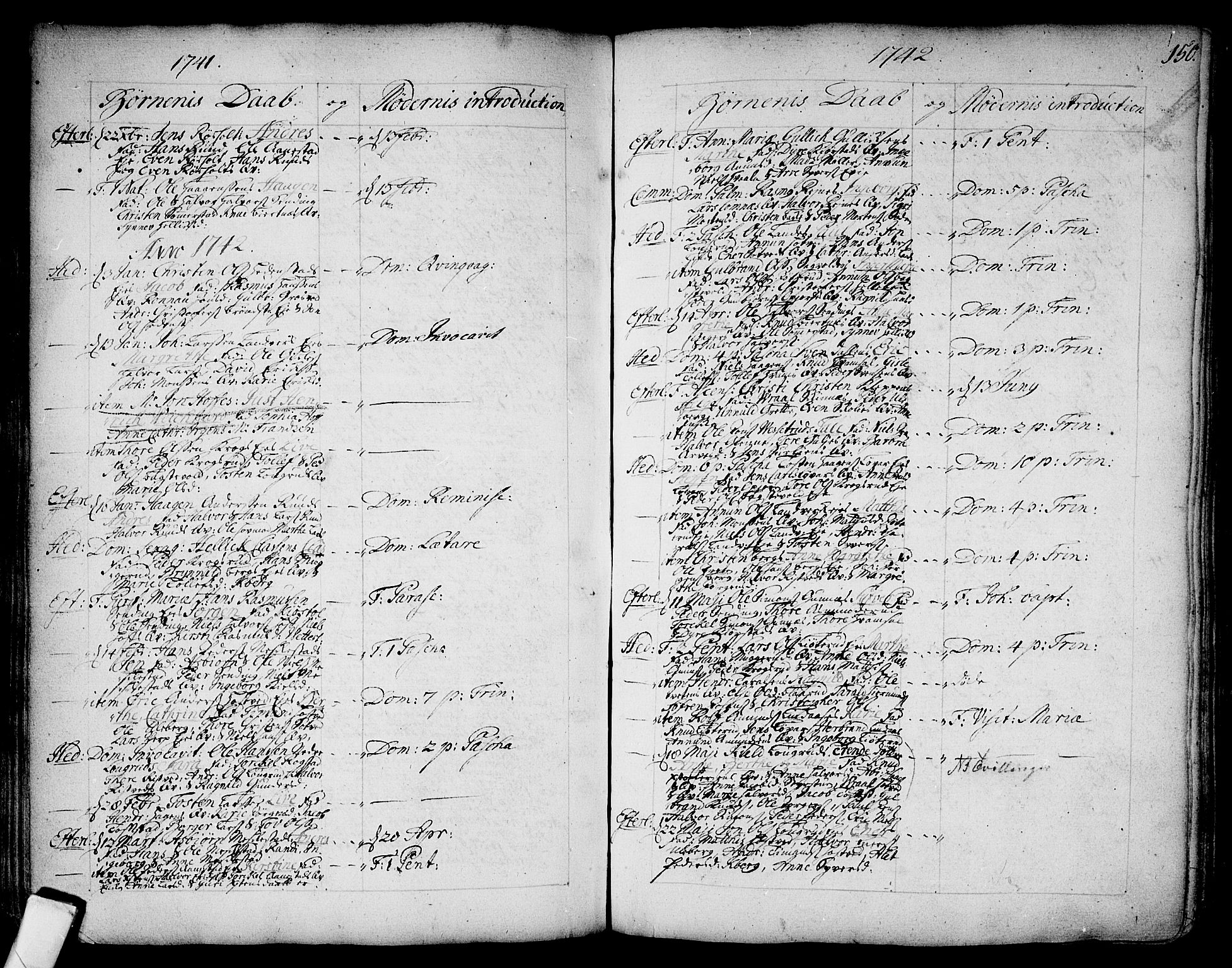 Sandsvær kirkebøker, AV/SAKO-A-244/F/Fa/L0002a: Parish register (official) no. I 2, 1725-1809, p. 150