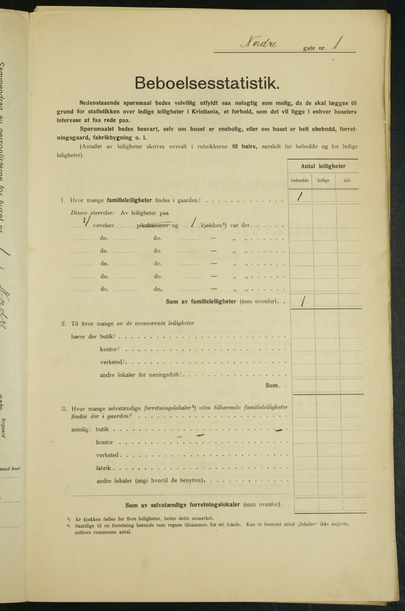 OBA, Municipal Census 1915 for Kristiania, 1915, p. 72433