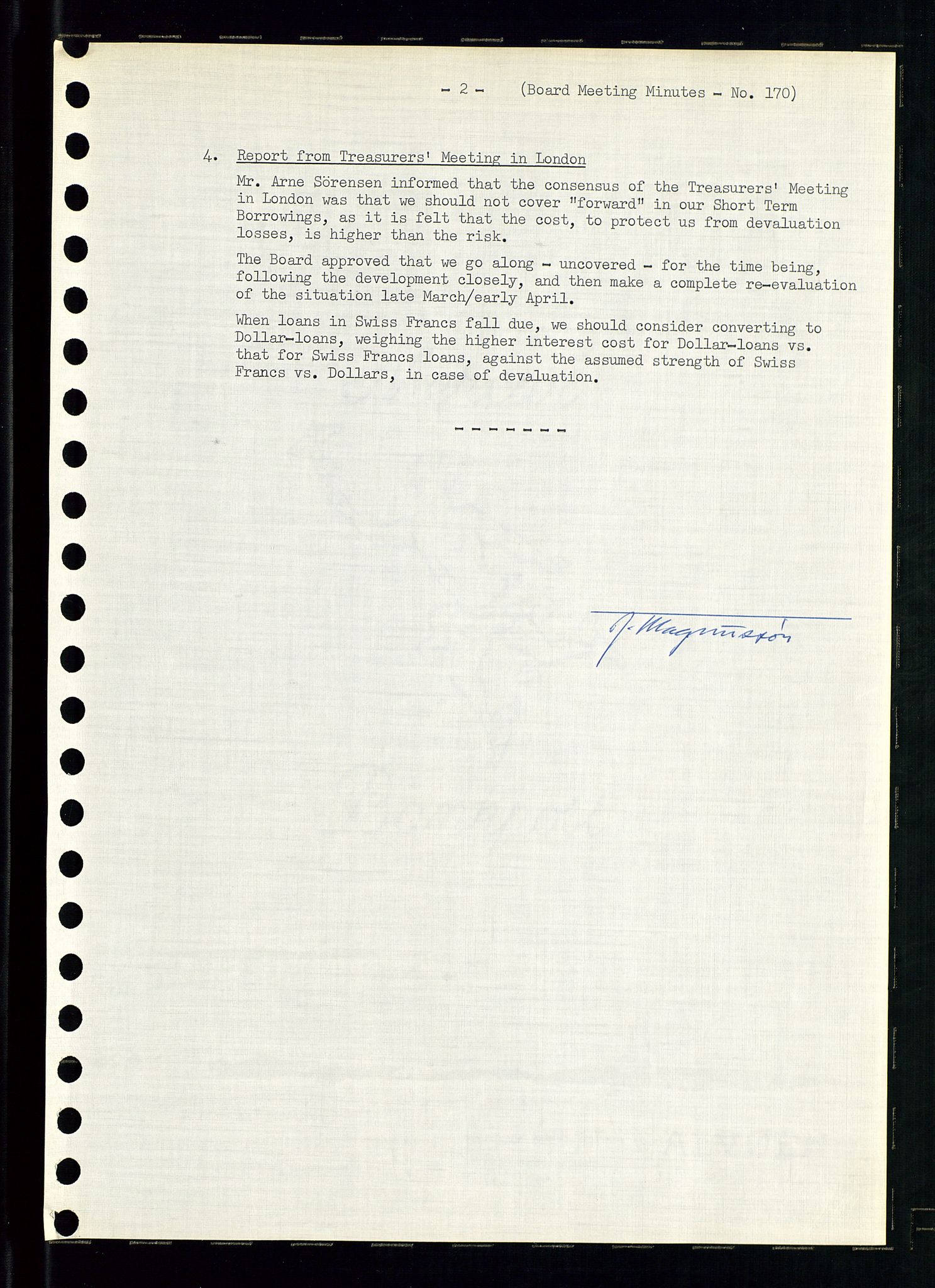 Pa 0982 - Esso Norge A/S, AV/SAST-A-100448/A/Aa/L0002/0001: Den administrerende direksjon Board minutes (styrereferater) / Den administrerende direksjon Board minutes (styrereferater), 1965, p. 156