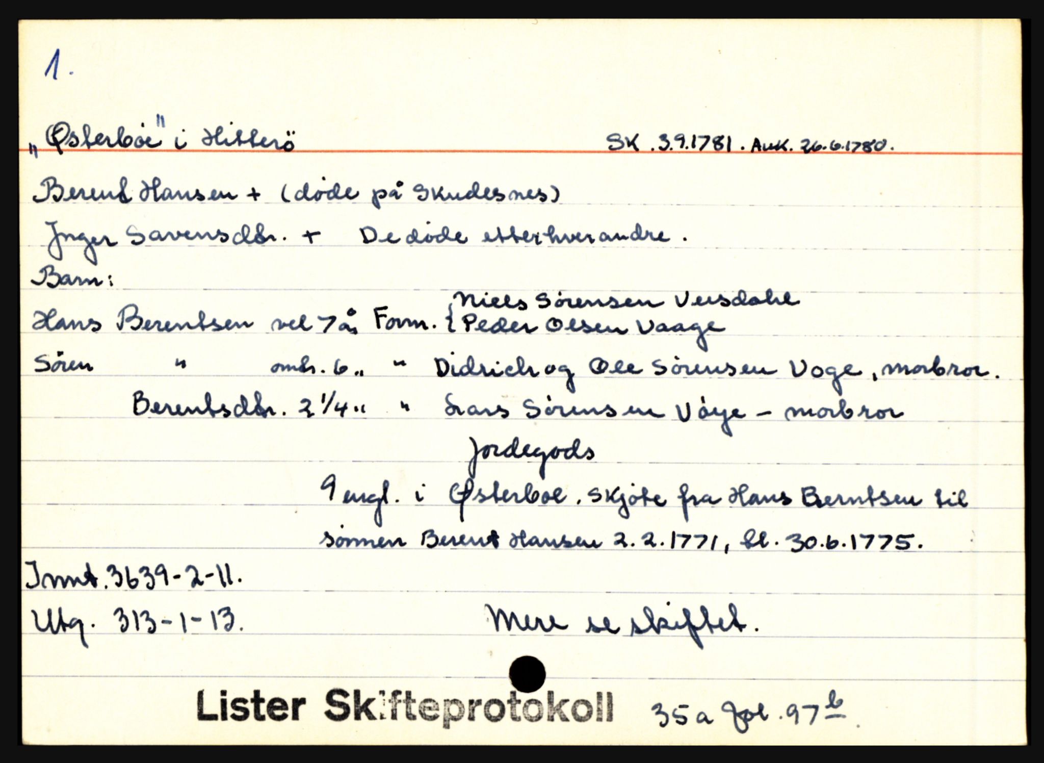 Lister sorenskriveri, AV/SAK-1221-0003/H, p. 43905