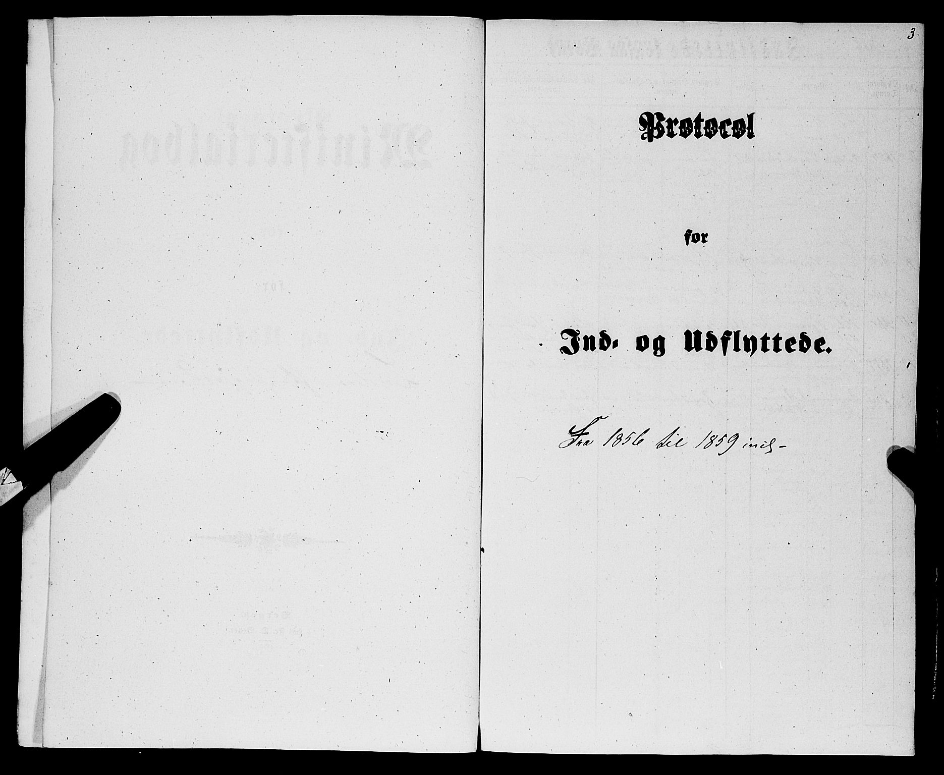 Luster sokneprestembete, SAB/A-81101/H/Haa/Haaa/L0009: Parish register (official) no. A 9, 1856-1871, p. 3