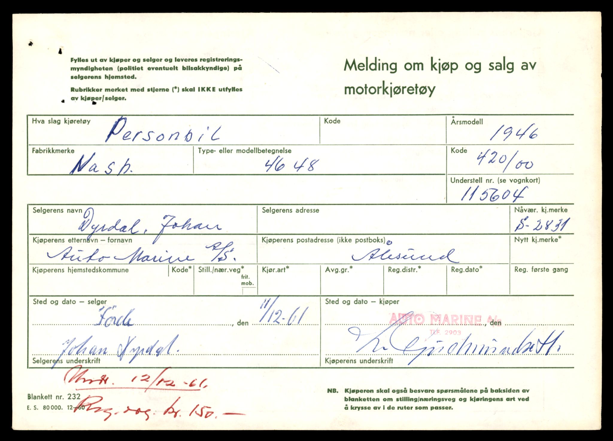 Møre og Romsdal vegkontor - Ålesund trafikkstasjon, AV/SAT-A-4099/F/Fe/L0049: Registreringskort for kjøretøy T 14864 - T 18613, 1927-1998, p. 1309