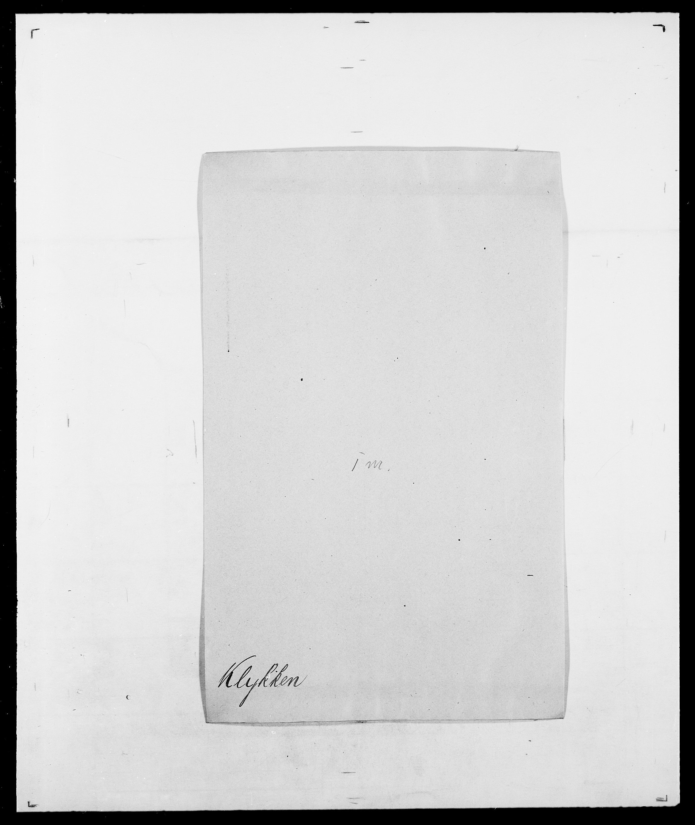 Delgobe, Charles Antoine - samling, SAO/PAO-0038/D/Da/L0021: Klagenberg - Kristoft, p. 171