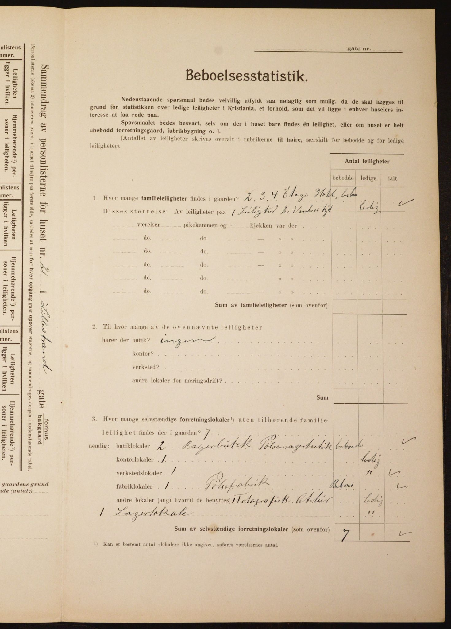 OBA, Municipal Census 1910 for Kristiania, 1910, p. 55637