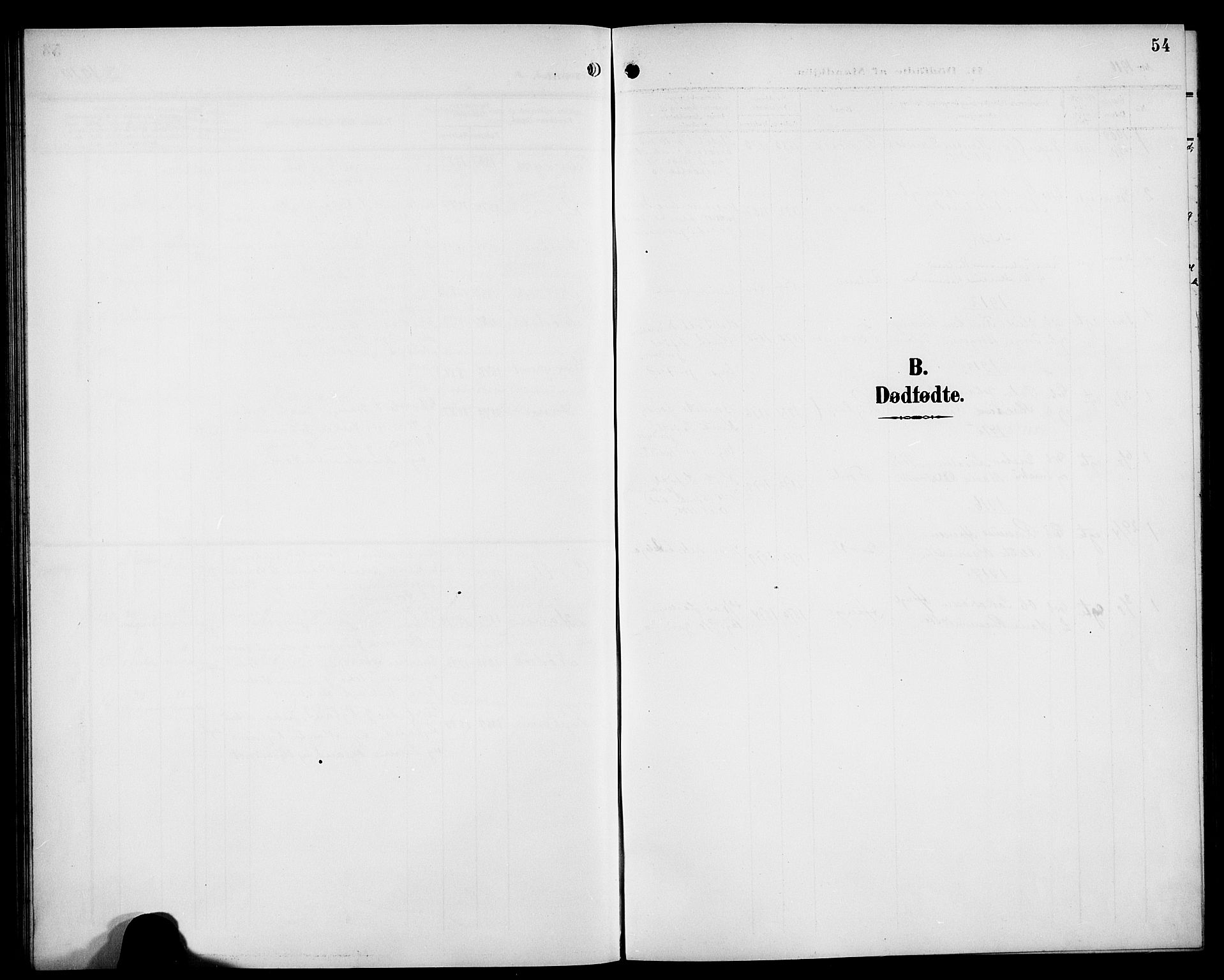 Bremanger sokneprestembete, SAB/A-82201/H/Hab/Habc/L0001: Parish register (copy) no. C 1, 1908-1919, p. 54