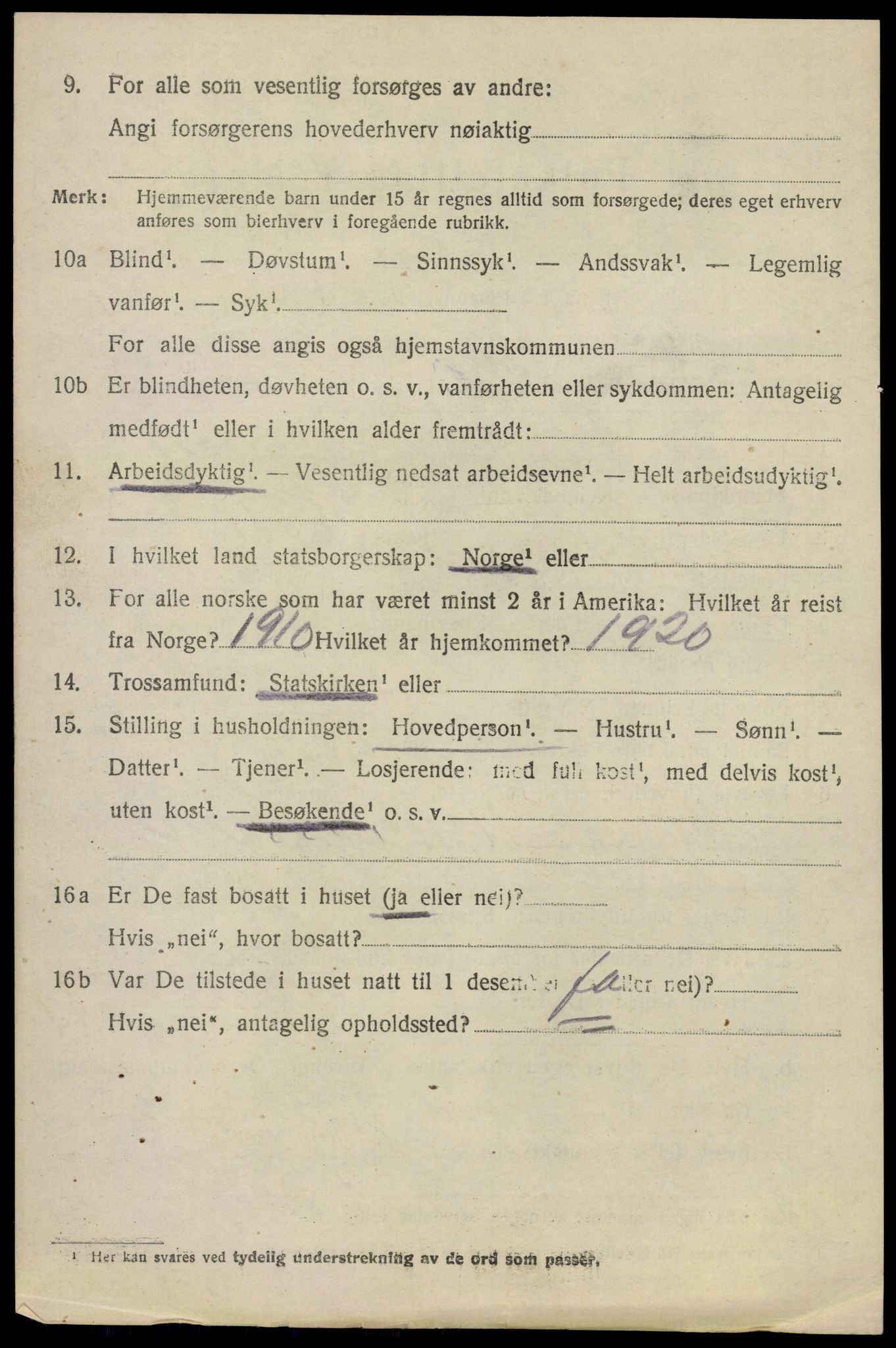 SAO, 1920 census for Eidsvoll, 1920, p. 19966