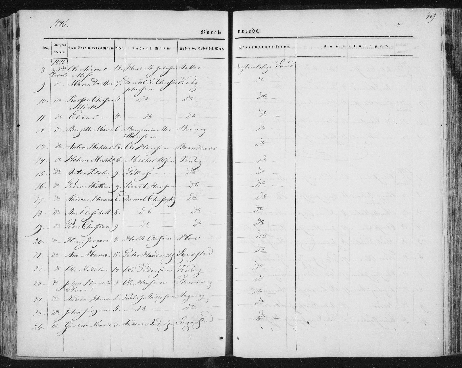 Ministerialprotokoller, klokkerbøker og fødselsregistre - Nordland, AV/SAT-A-1459/838/L0549: Parish register (official) no. 838A07, 1840-1854, p. 469