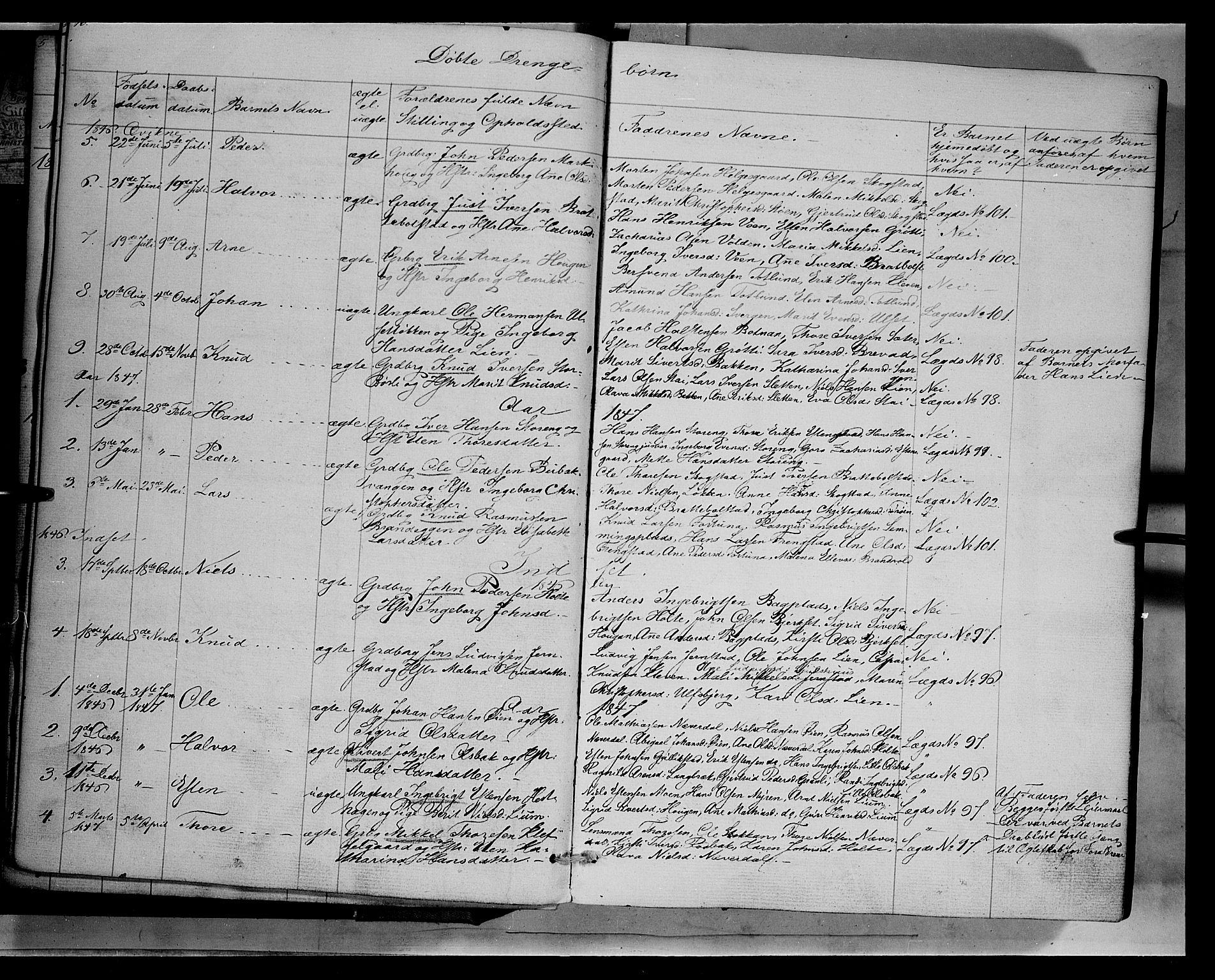 Kvikne prestekontor, SAH/PREST-064/H/Ha/Haa/L0005: Parish register (official) no. 5, 1841-1862, p. 16