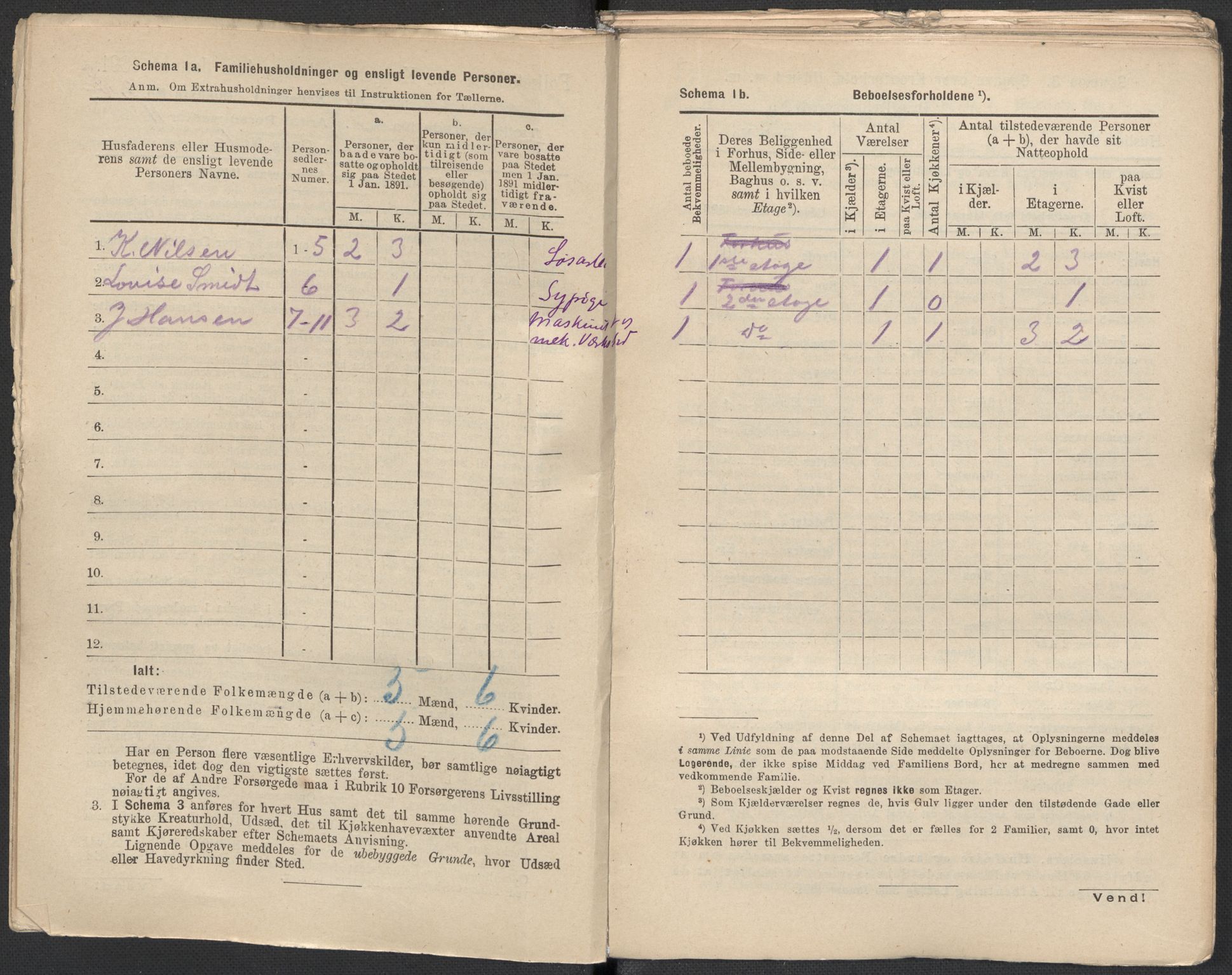 RA, 1891 Census for 1301 Bergen, 1891, p. 4427