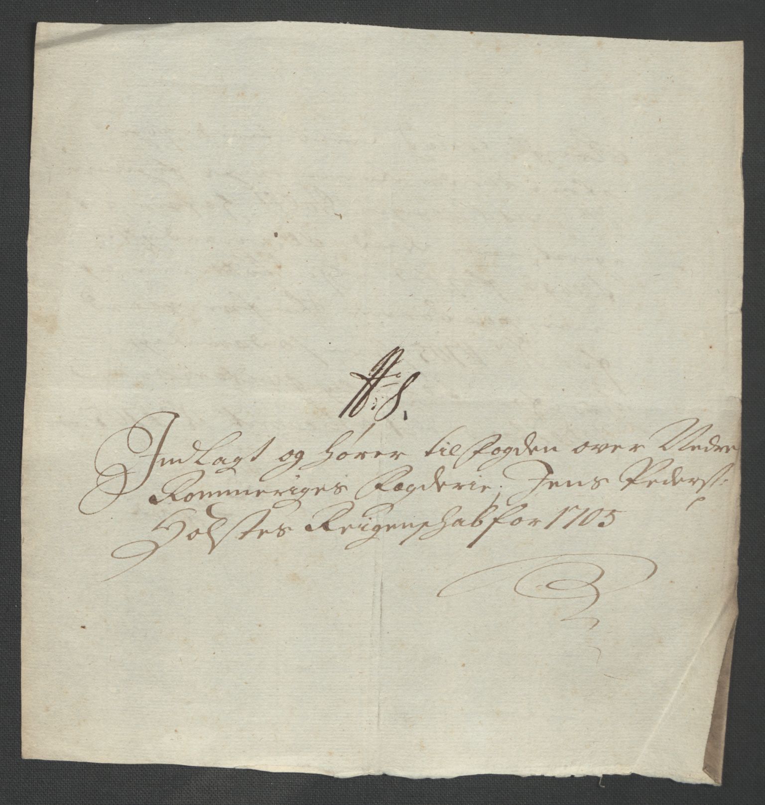 Rentekammeret inntil 1814, Reviderte regnskaper, Fogderegnskap, AV/RA-EA-4092/R11/L0589: Fogderegnskap Nedre Romerike, 1705, p. 168