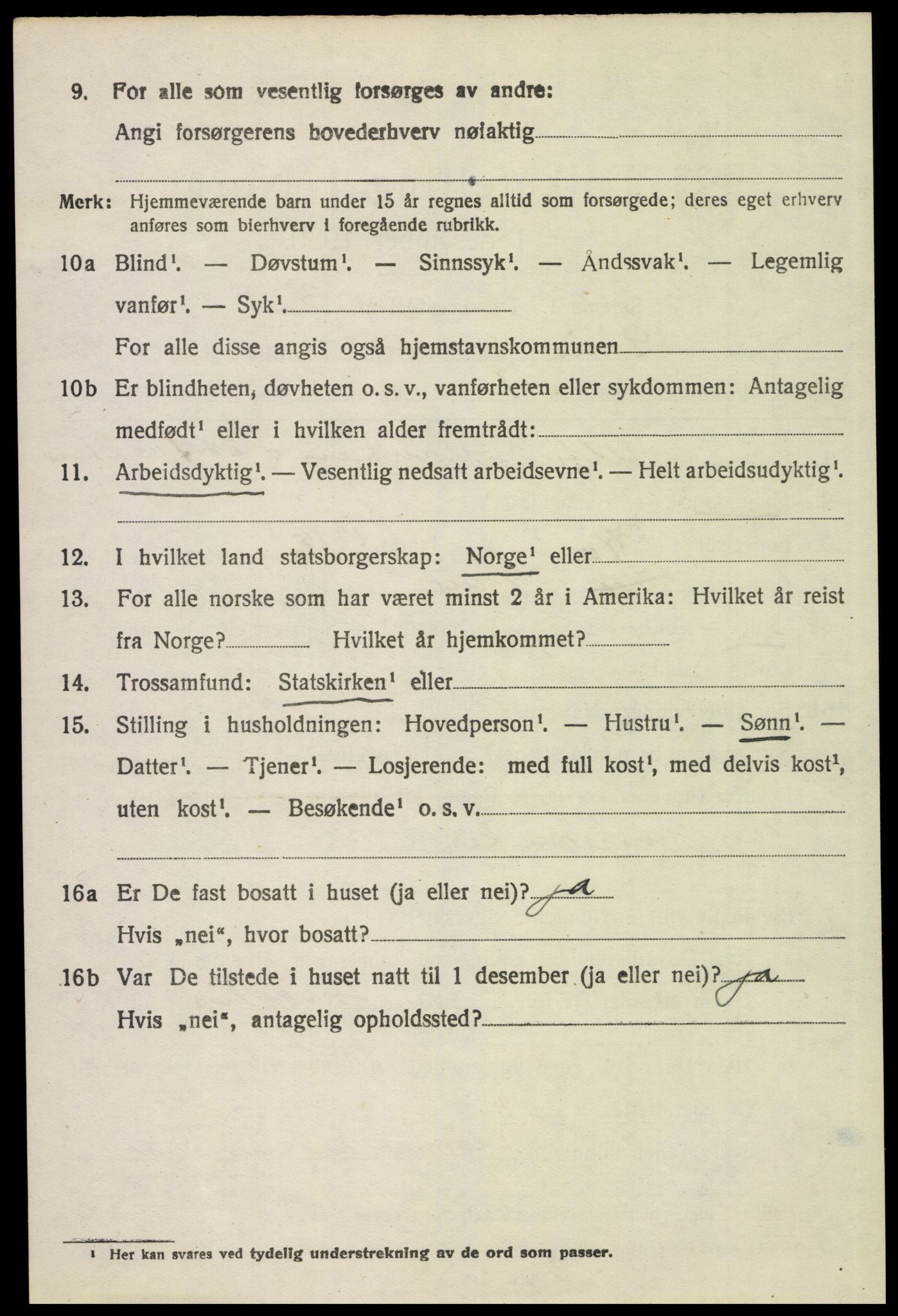 SAH, 1920 census for Grue, 1920, p. 13280