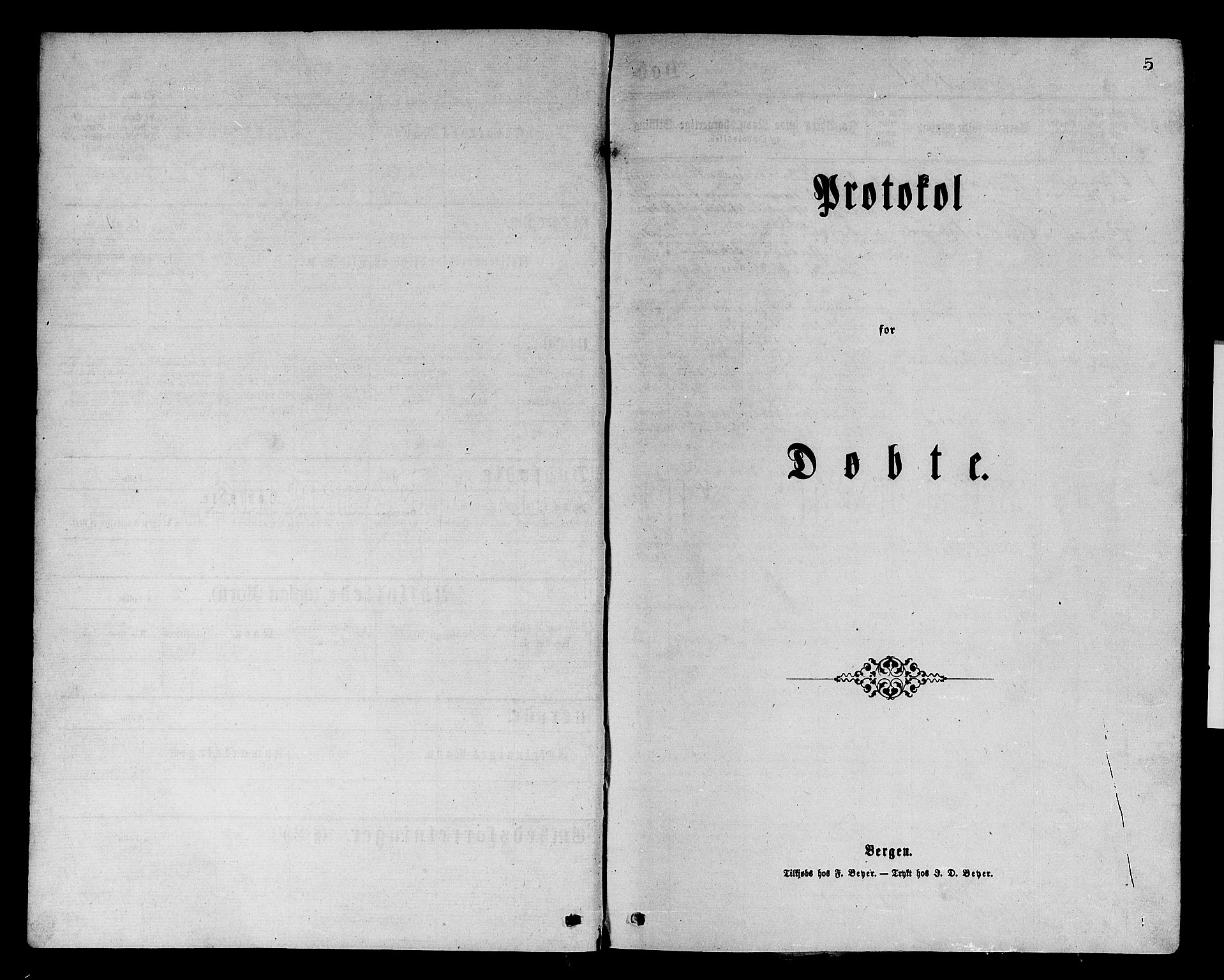 Avaldsnes sokneprestkontor, SAST/A -101851/H/Ha/Hab/L0005: Parish register (copy) no. B 5, 1871-1885, p. 5