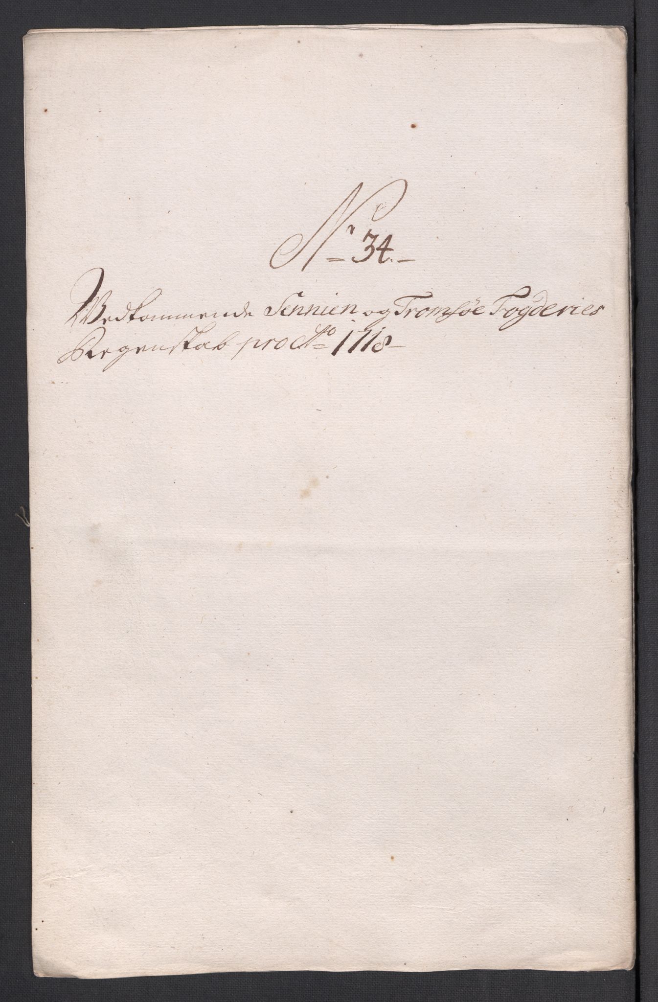 Rentekammeret inntil 1814, Reviderte regnskaper, Fogderegnskap, RA/EA-4092/R68/L4764: Fogderegnskap Senja og Troms, 1718, p. 221