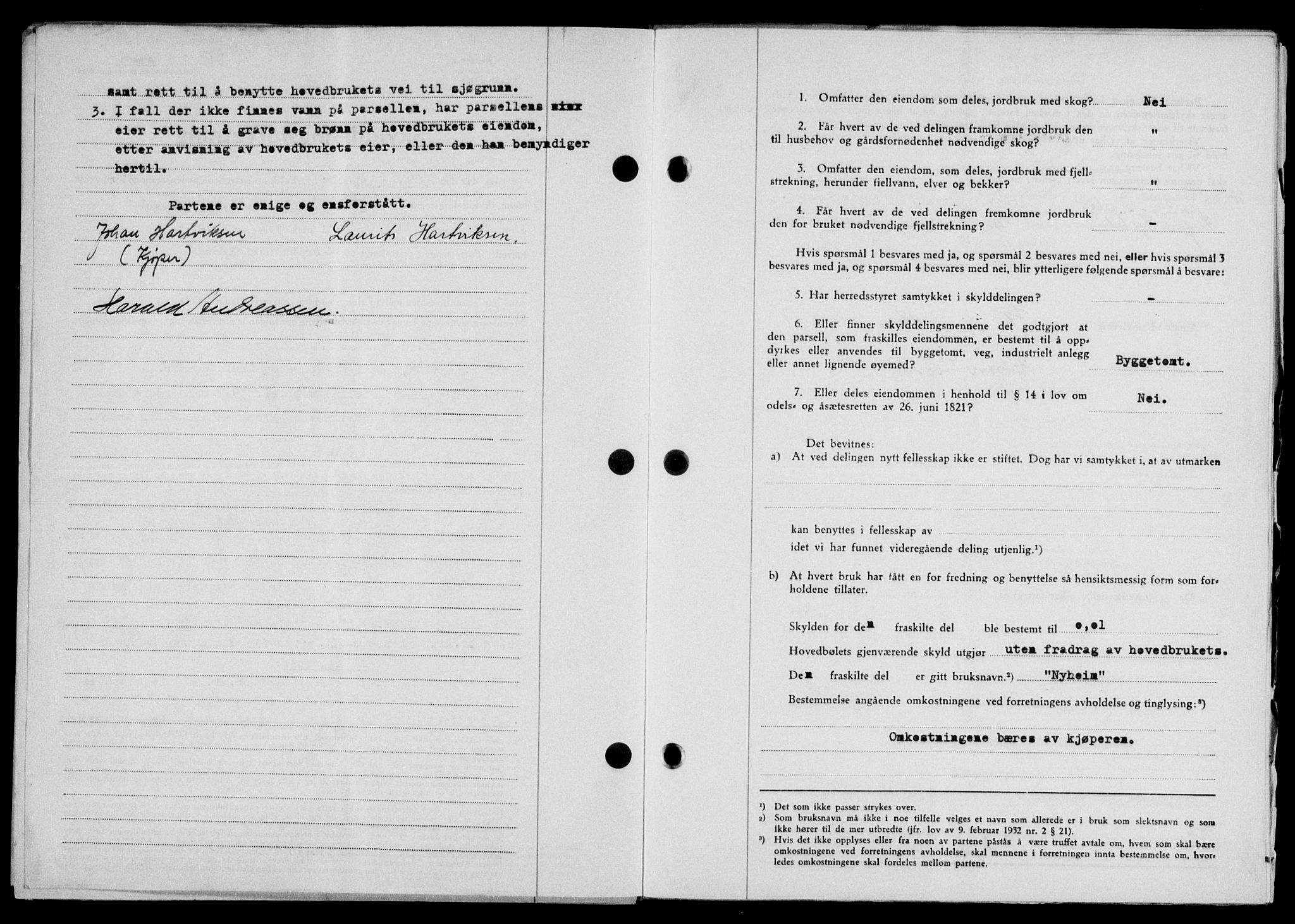 Lofoten sorenskriveri, SAT/A-0017/1/2/2C/L0017a: Mortgage book no. 17a, 1947-1948, Diary no: : 213/1948