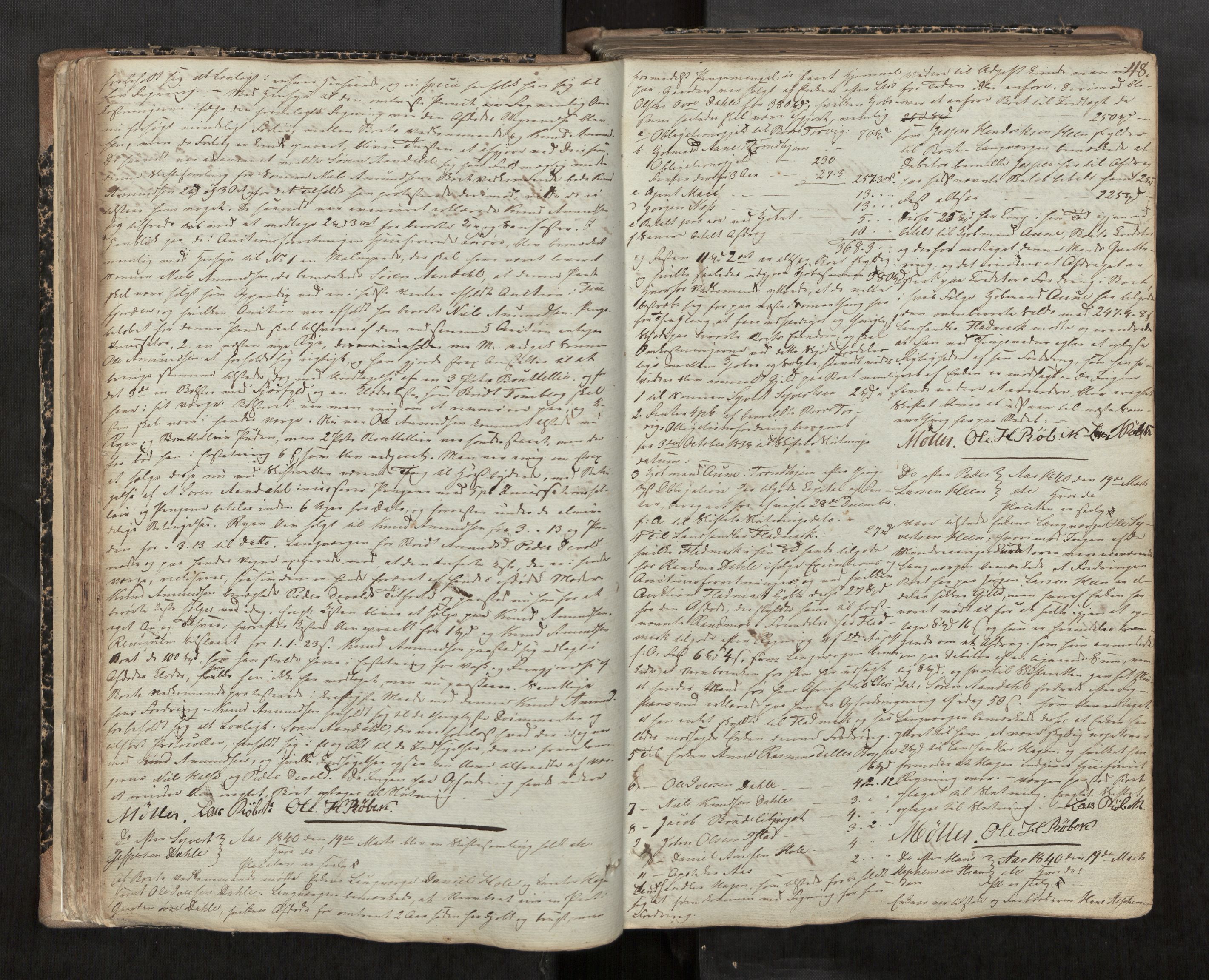 Romsdal sorenskriveri, AV/SAT-A-4149/1/3/3B/L0003: Skiftebehandlingsprotokoll, 1838-1846, p. 48