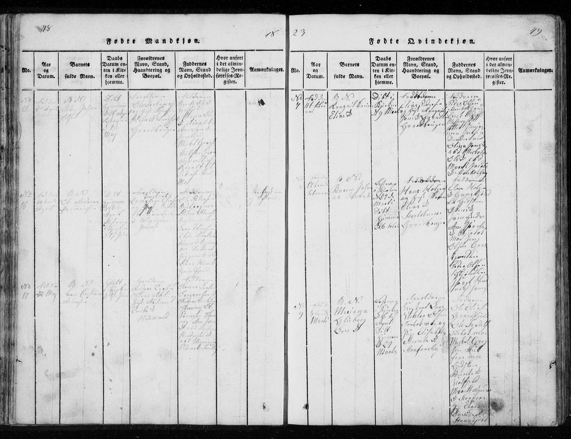 Ministerialprotokoller, klokkerbøker og fødselsregistre - Nordland, SAT/A-1459/827/L0412: Parish register (copy) no. 827C01, 1820-1841, p. 78-79
