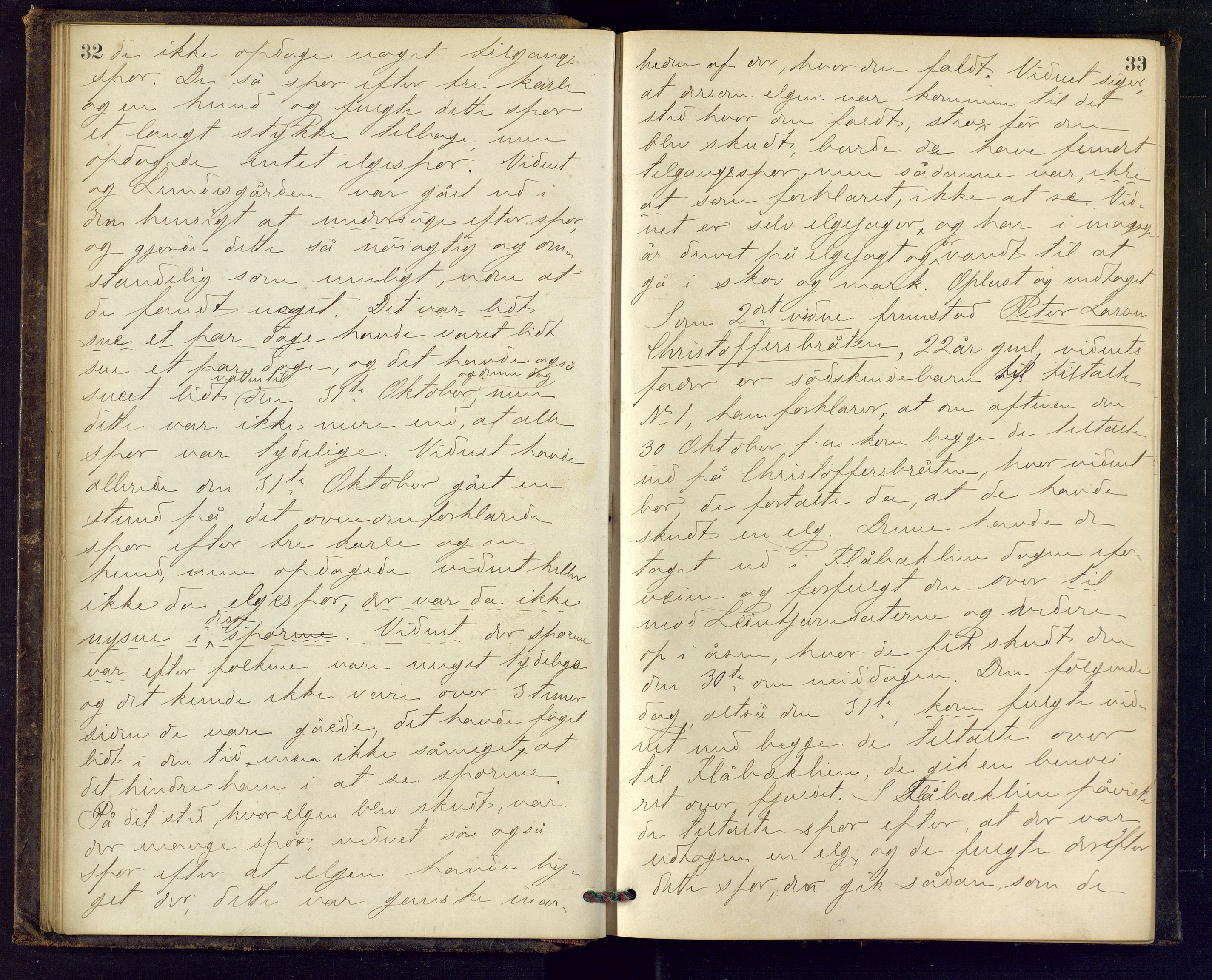 Ringerike sorenskriveri, AV/SAKO-A-105/F/Fc/Fca/L0017: Ekstrarettsprotokoll, 1880-1882, p. 32-33