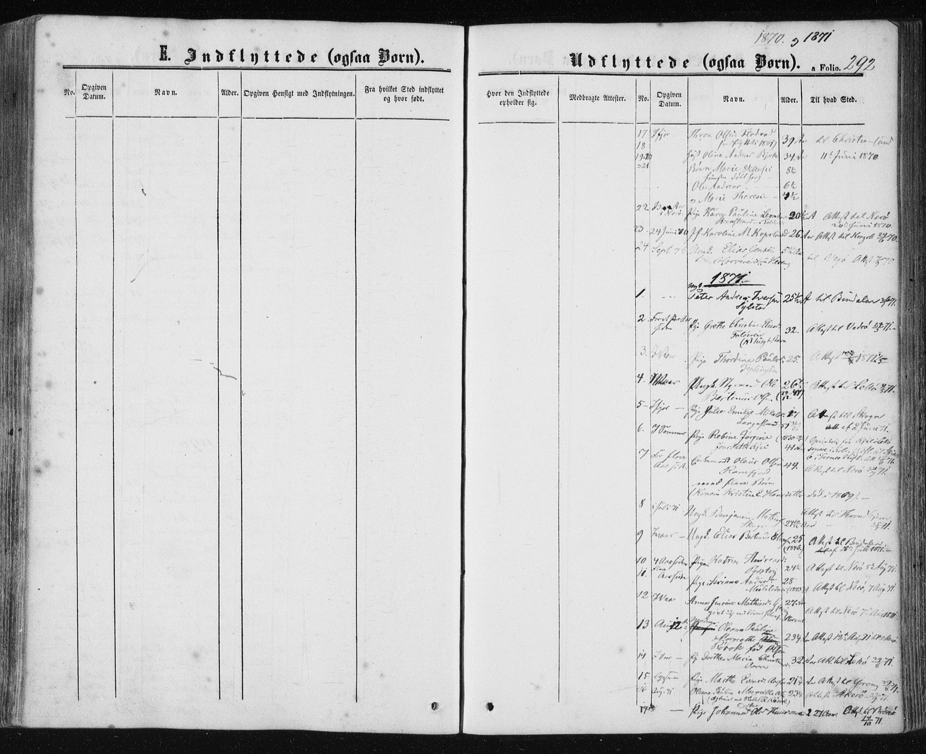 Ministerialprotokoller, klokkerbøker og fødselsregistre - Nord-Trøndelag, SAT/A-1458/780/L0641: Parish register (official) no. 780A06, 1857-1874, p. 292