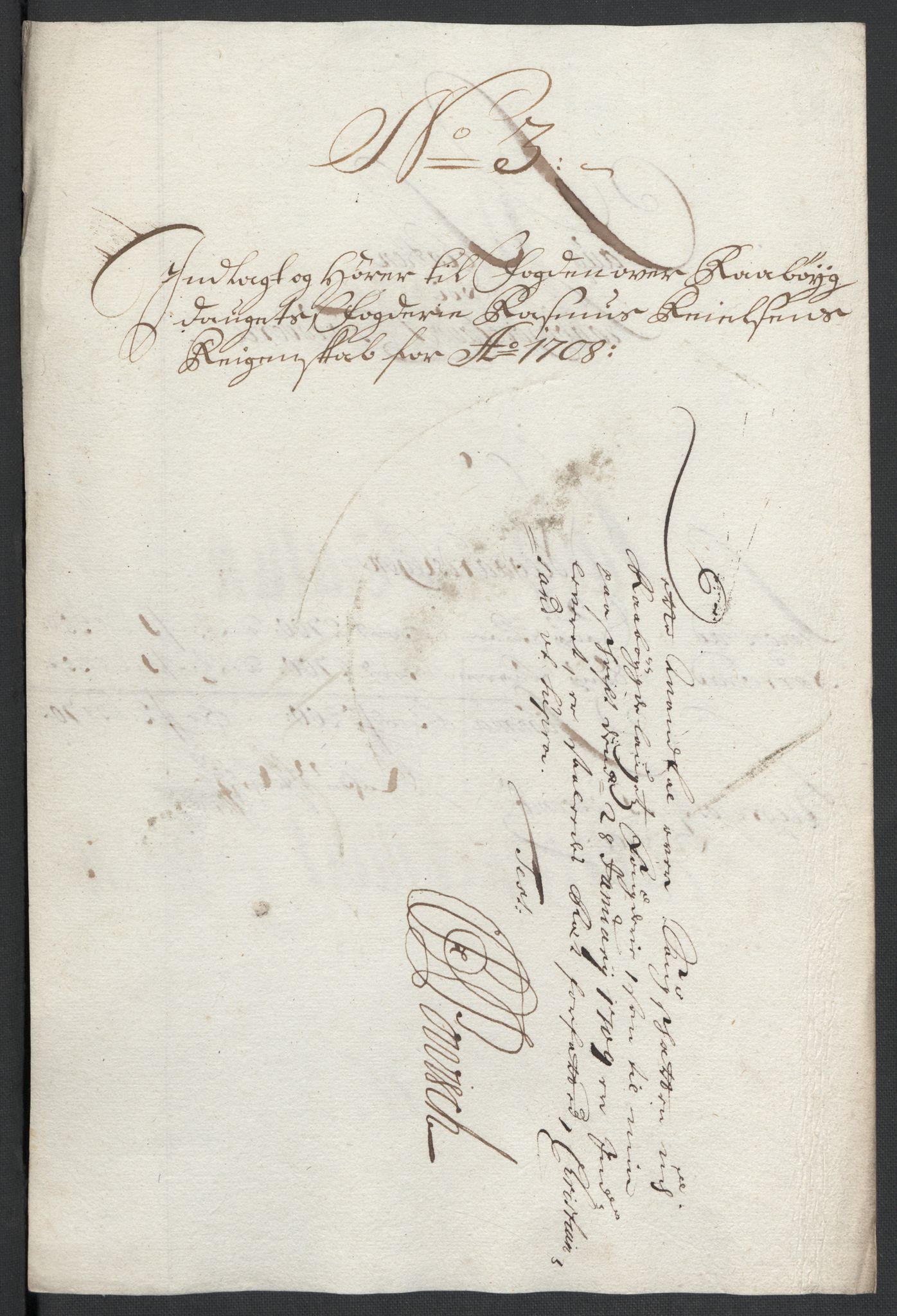 Rentekammeret inntil 1814, Reviderte regnskaper, Fogderegnskap, AV/RA-EA-4092/R40/L2448: Fogderegnskap Råbyggelag, 1706-1708, p. 331