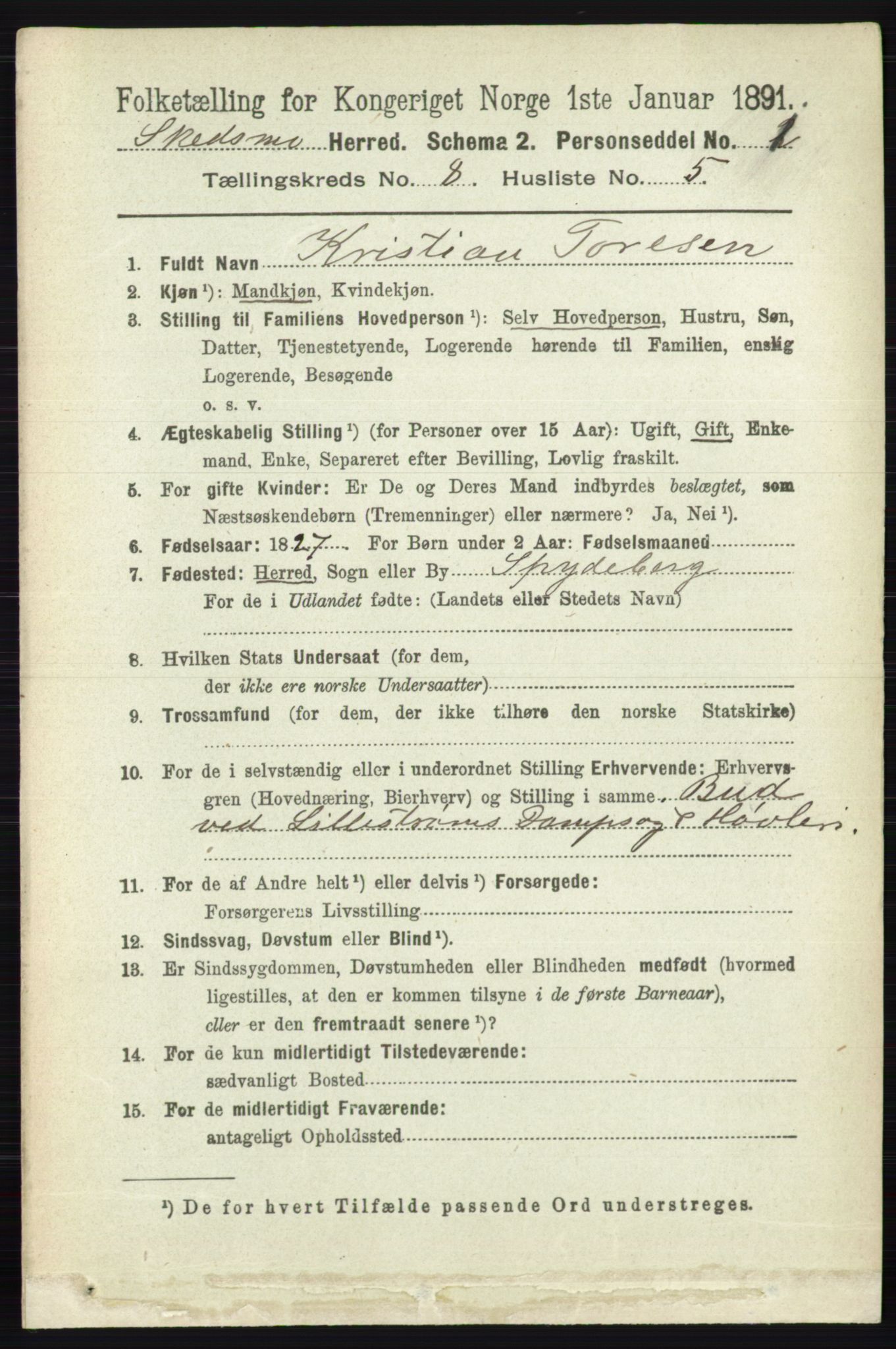 RA, 1891 census for 0231 Skedsmo, 1891, p. 4059