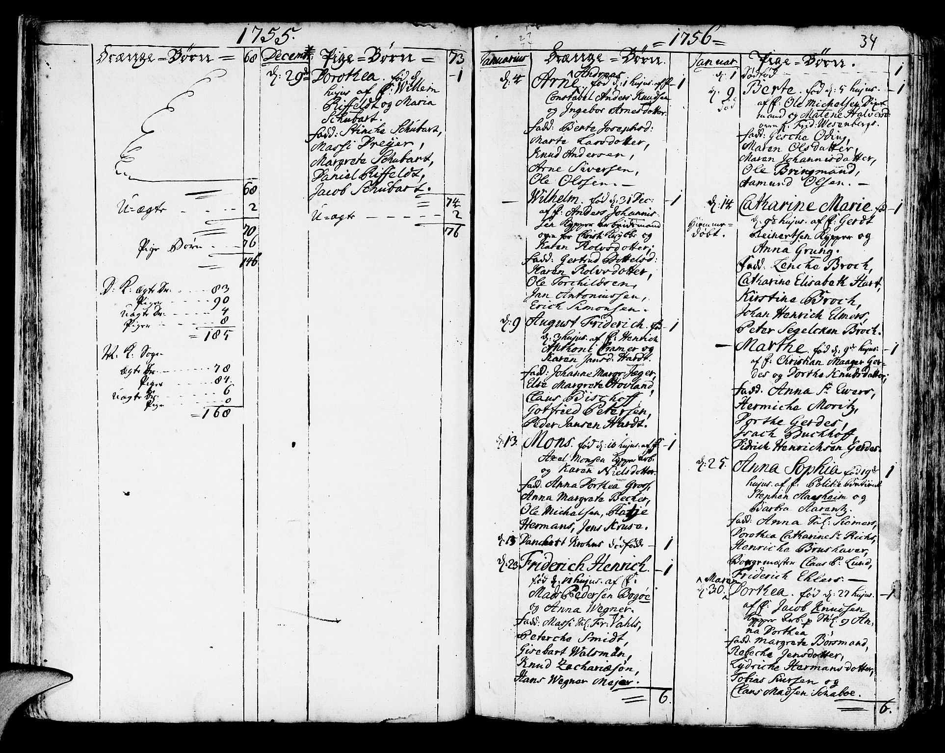 Korskirken sokneprestembete, SAB/A-76101/H/Haa/L0005: Parish register (official) no. A 5, 1751-1789, p. 34