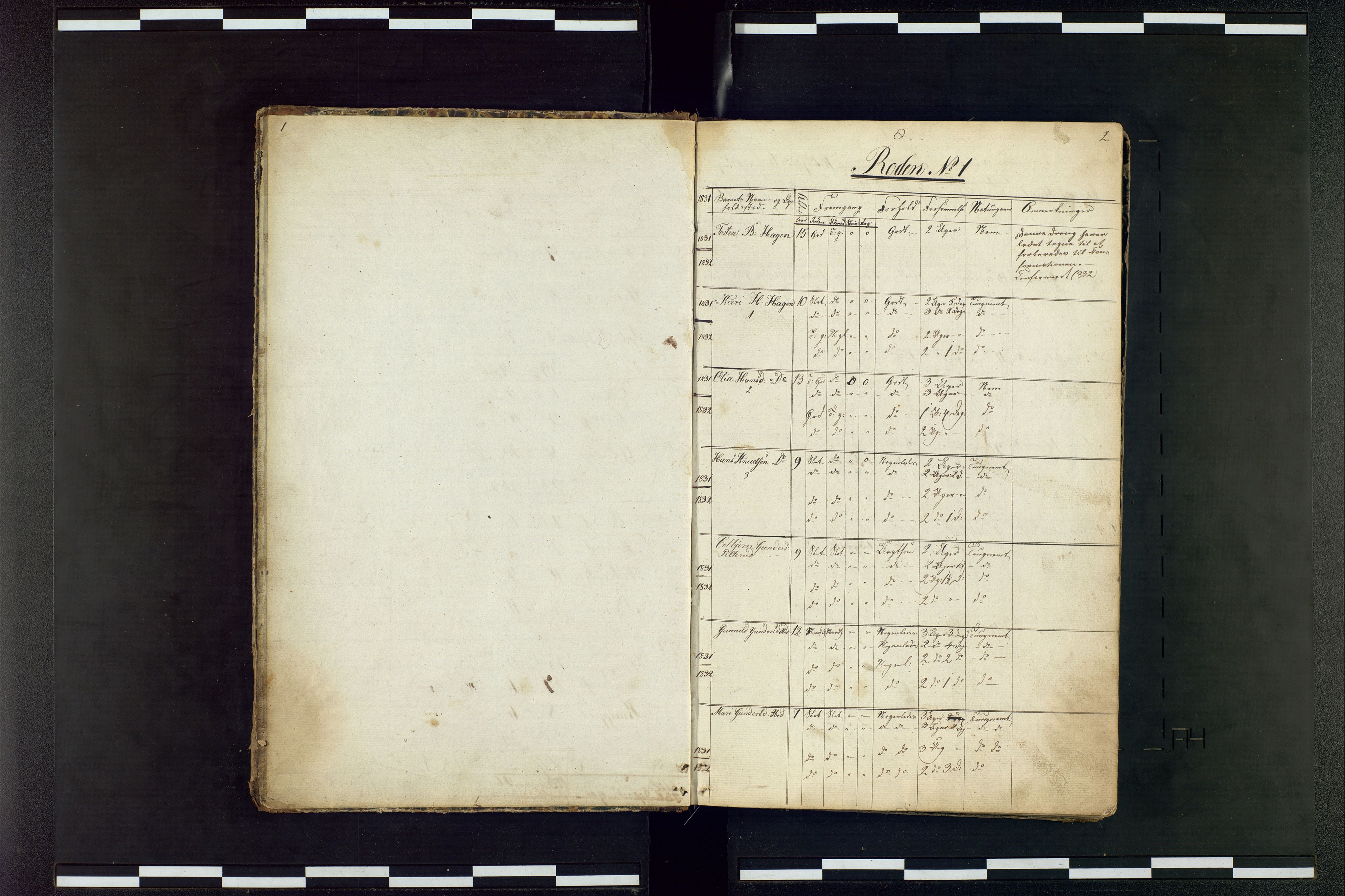 Nord-Odal kommune - Skolestyret, OFA/ARK/00814/G/Gd, 1831-1839