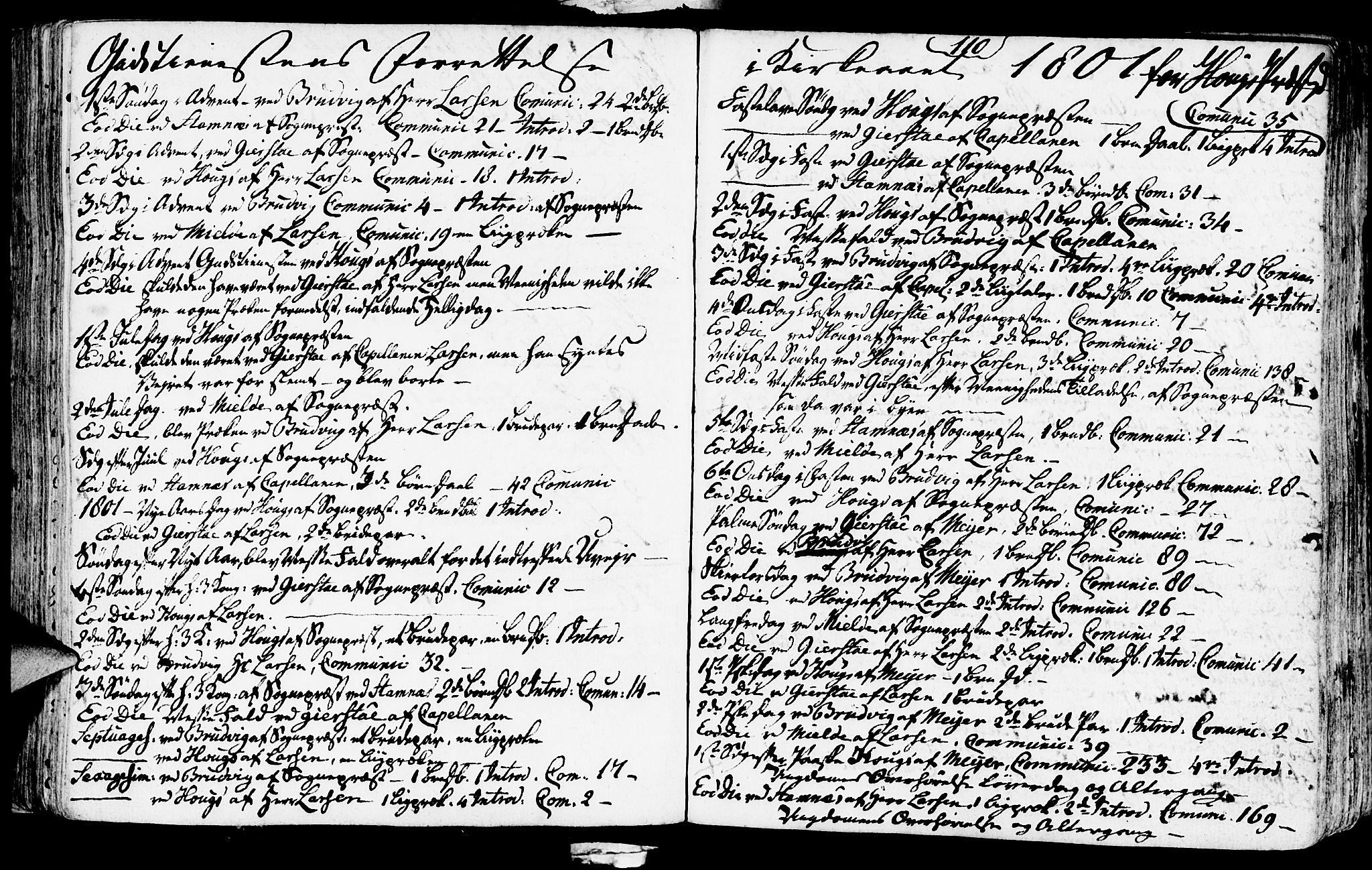 Haus sokneprestembete, SAB/A-75601/H/Haa: Parish register (official) no. A 11, 1796-1816, p. 110