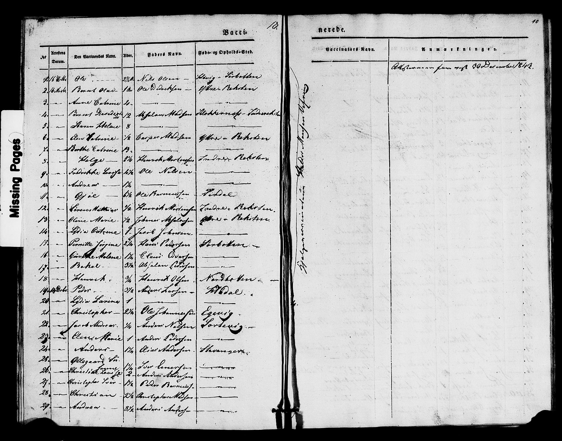 Kinn sokneprestembete, AV/SAB-A-80801/H/Haa/Haaa/L0016: Parish register (official) no. A 16, 1841-1858, p. 10