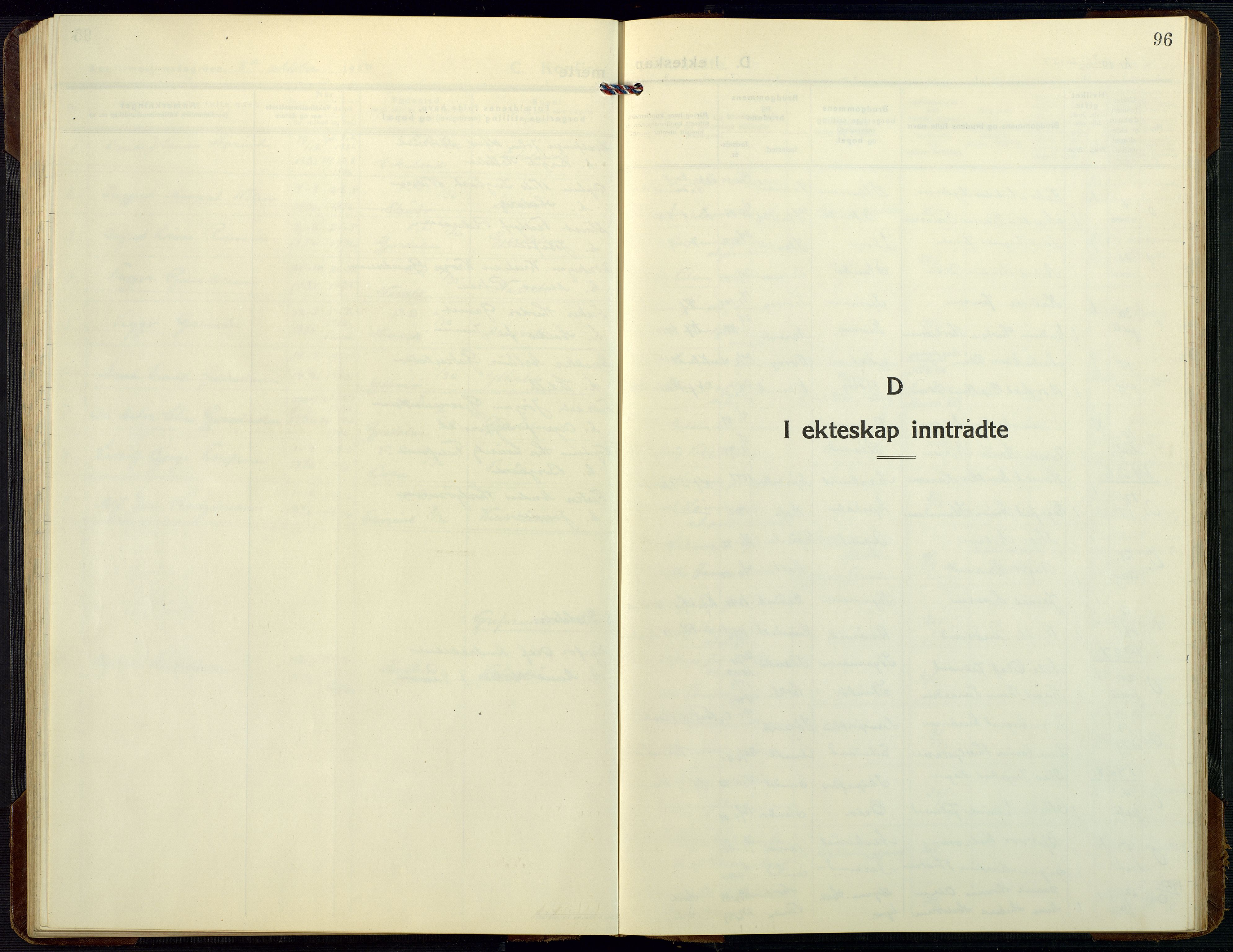 Dypvåg sokneprestkontor, SAK/1111-0007/F/Fb/Fbb/L0006: Parish register (copy) no. B 6, 1925-1954, p. 96