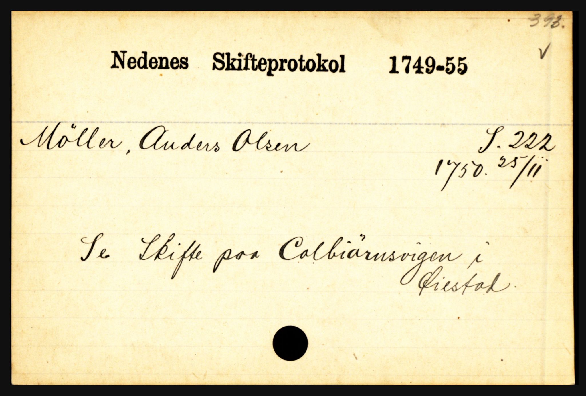 Nedenes sorenskriveri før 1824, AV/SAK-1221-0007/H, p. 20687