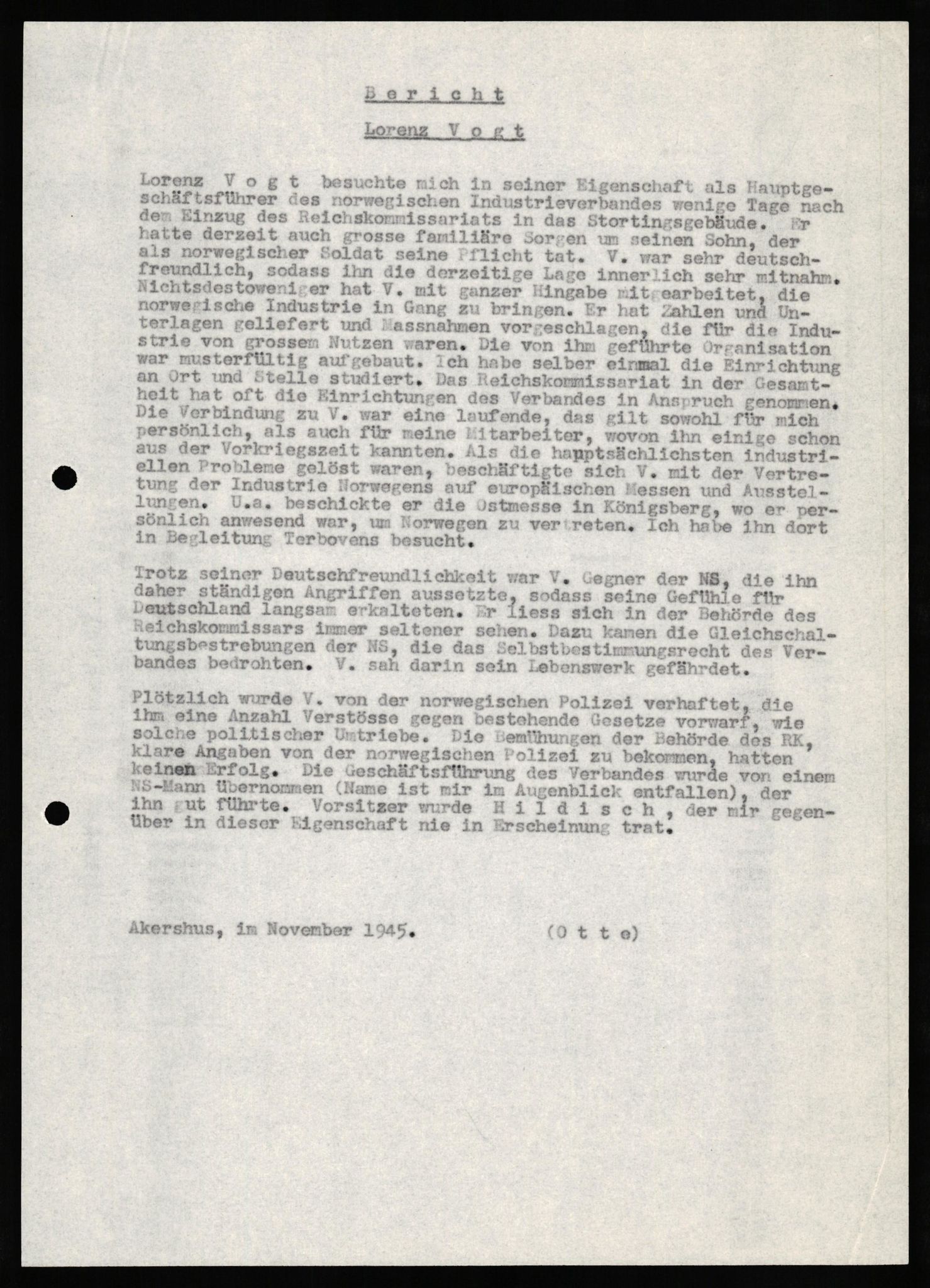 Forsvaret, Forsvarets overkommando II, AV/RA-RAFA-3915/D/Db/L0025: CI Questionaires. Tyske okkupasjonsstyrker i Norge. Tyskere., 1945-1946, p. 257