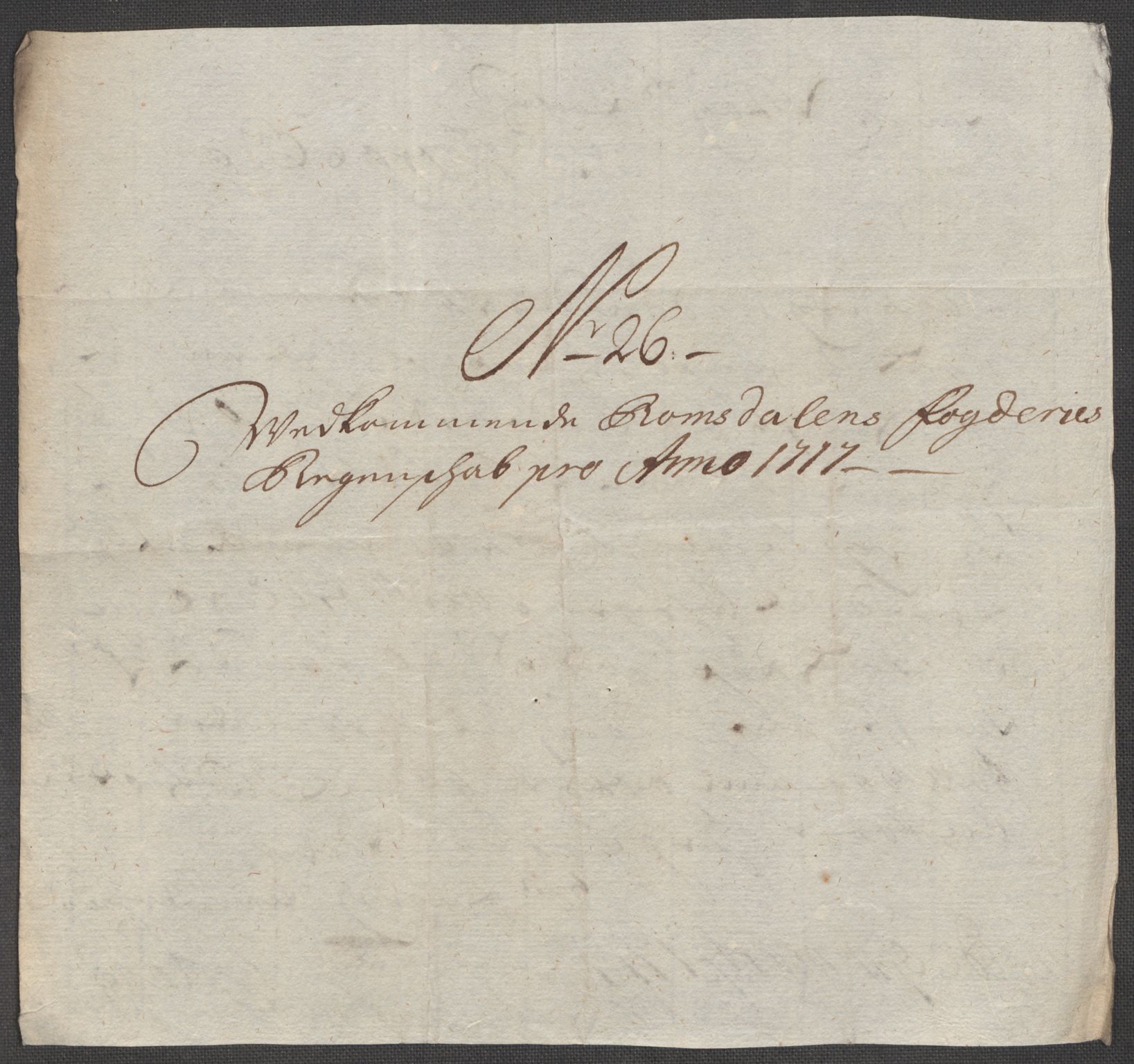 Rentekammeret inntil 1814, Reviderte regnskaper, Fogderegnskap, RA/EA-4092/R55/L3664: Fogderegnskap Romsdal, 1717, p. 176