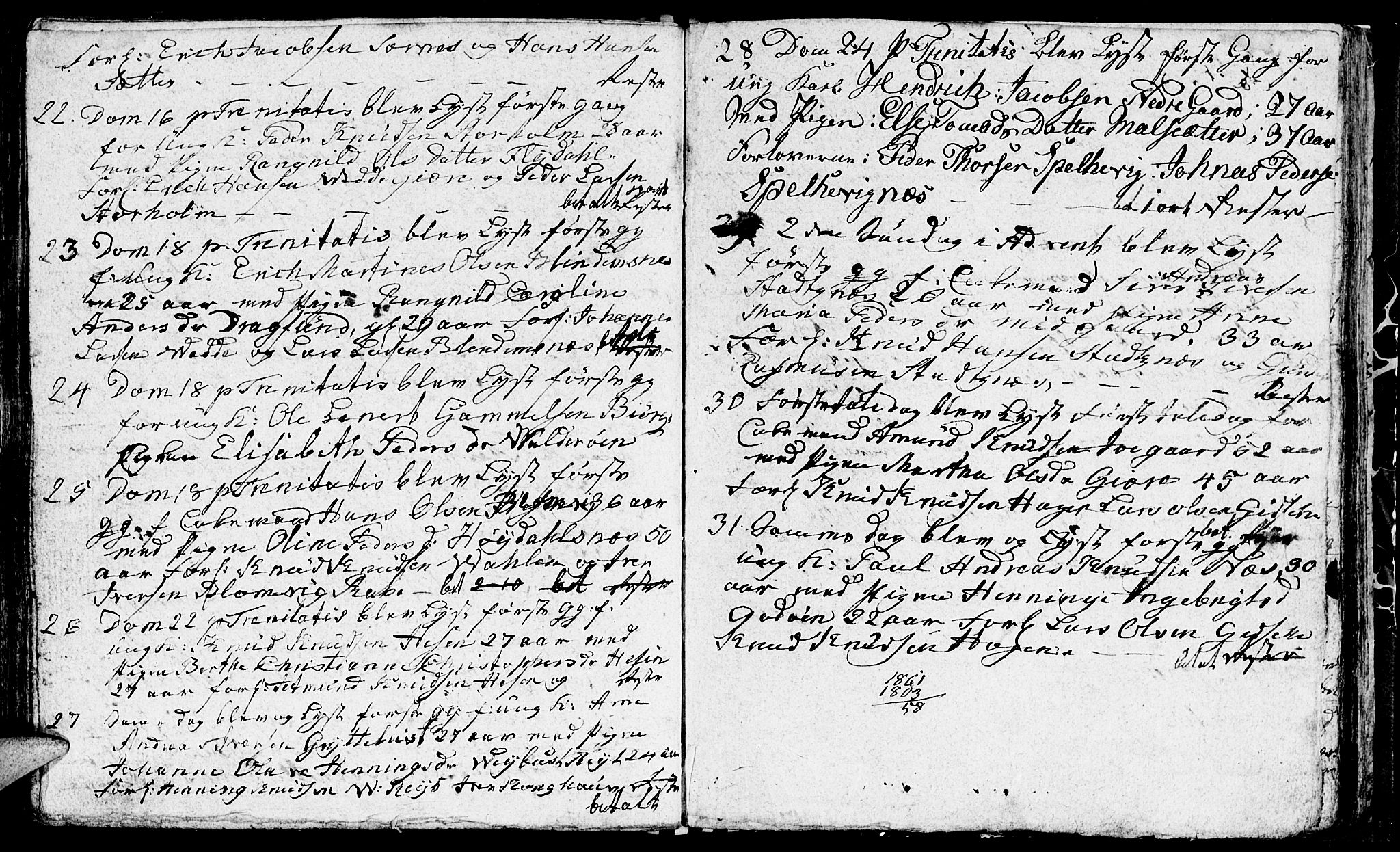 Ministerialprotokoller, klokkerbøker og fødselsregistre - Møre og Romsdal, AV/SAT-A-1454/528/L0422: Parish register (copy) no. 528C03, 1801-1825