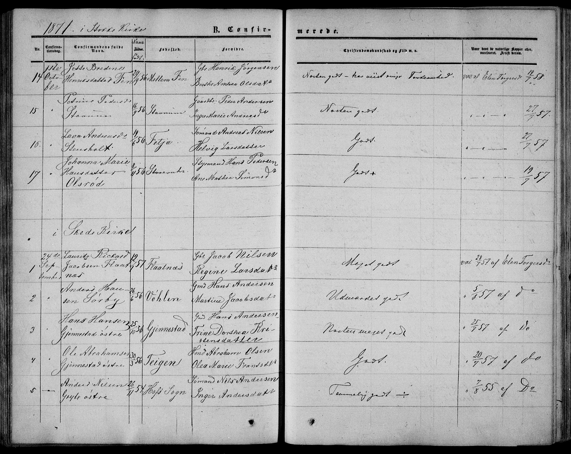 Stokke kirkebøker, SAKO/A-320/F/Fa/L0008: Parish register (official) no. I 8, 1858-1871