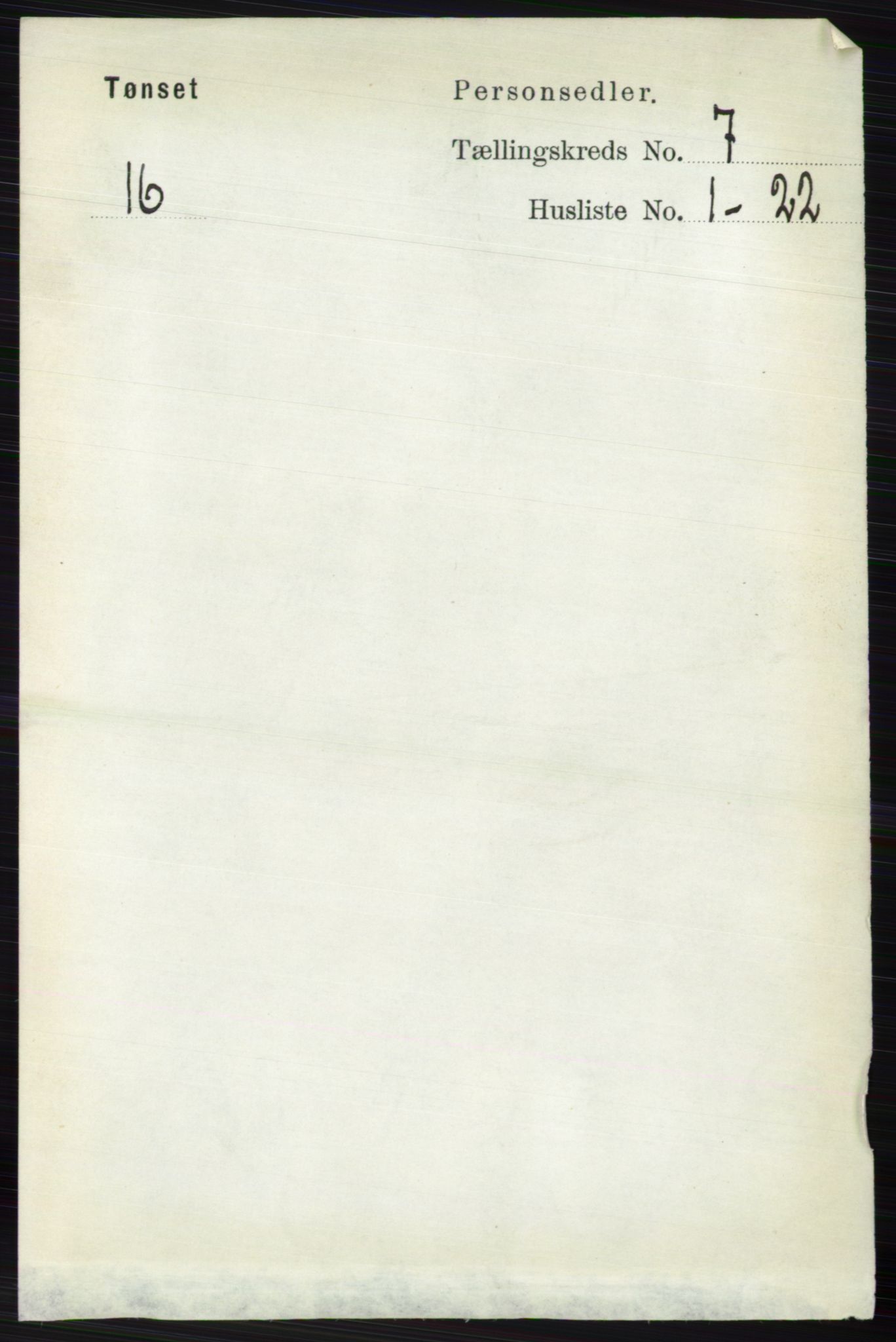 RA, 1891 census for 0437 Tynset, 1891, p. 1721