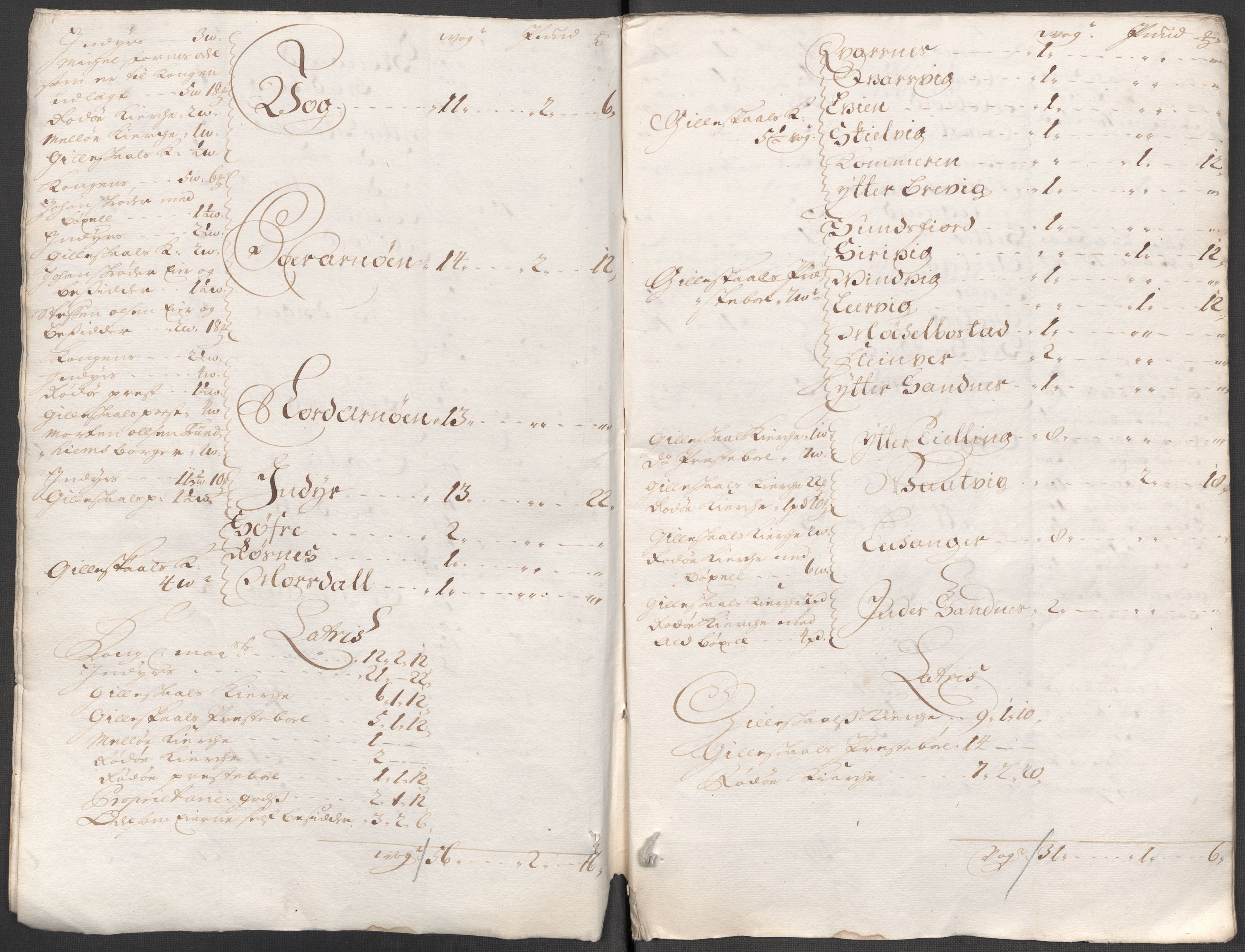 Rentekammeret inntil 1814, Reviderte regnskaper, Fogderegnskap, RA/EA-4092/R66/L4583: Fogderegnskap Salten, 1713, p. 25