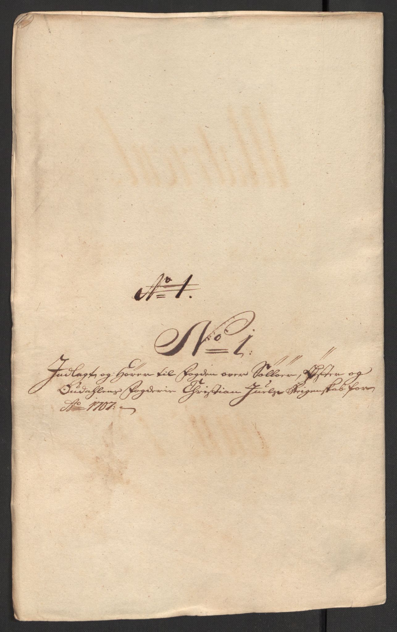 Rentekammeret inntil 1814, Reviderte regnskaper, Fogderegnskap, RA/EA-4092/R13/L0844: Fogderegnskap Solør, Odal og Østerdal, 1707, p. 22