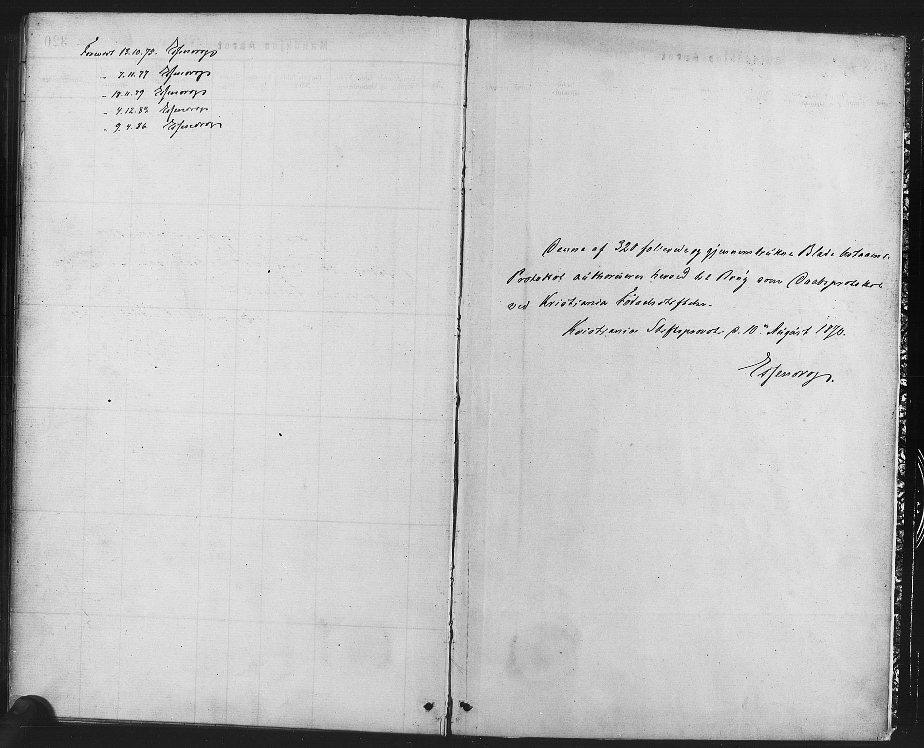 Rikshospitalet prestekontor Kirkebøker, AV/SAO-A-10309b/F/L0006: Parish register (official) no. 6, 1871-1885