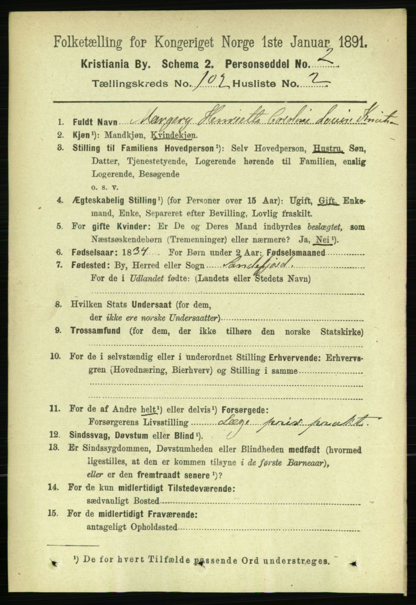 RA, 1891 census for 0301 Kristiania, 1891, p. 50656