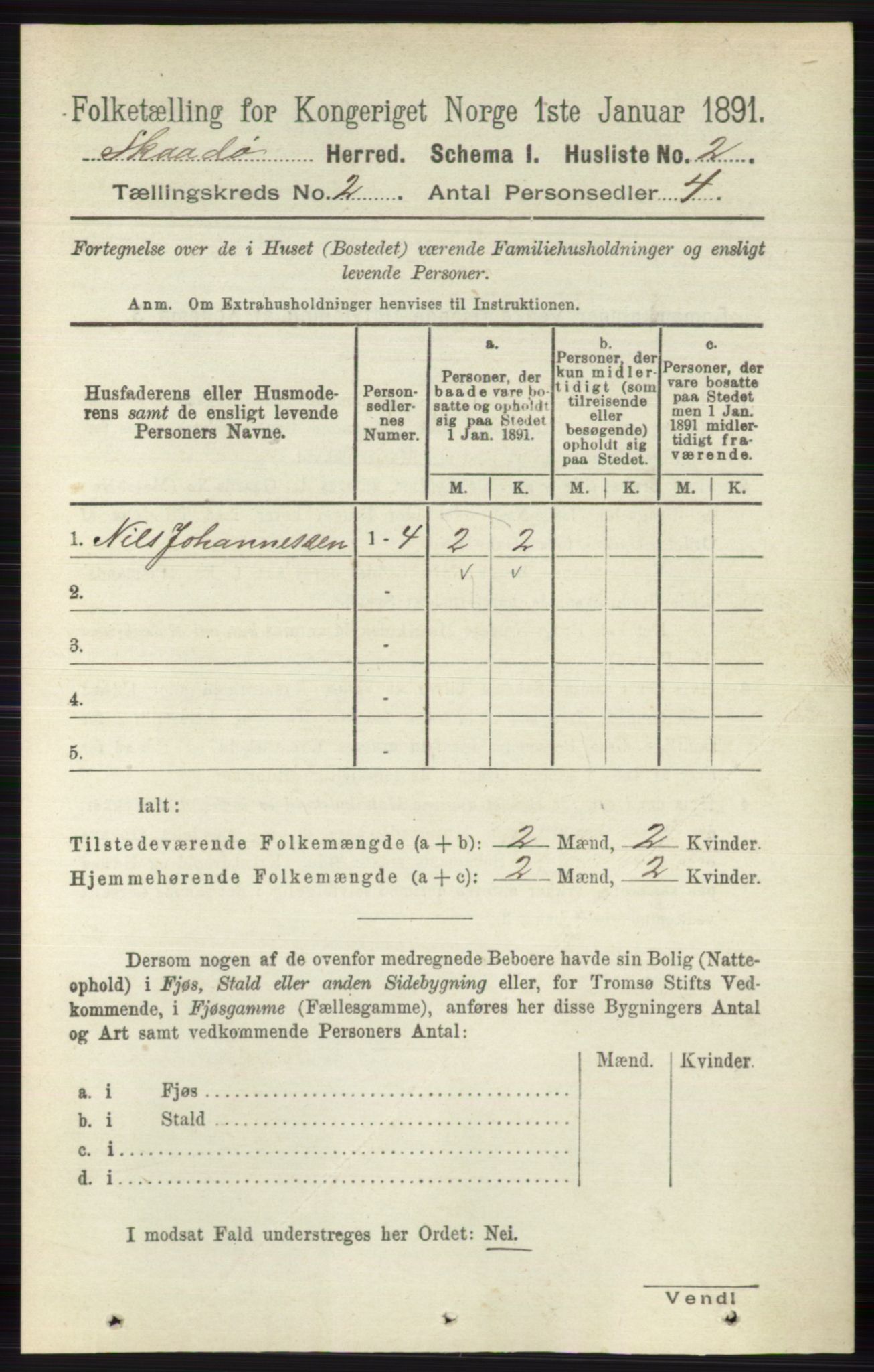 RA, 1891 census for 0815 Skåtøy, 1891, p. 386