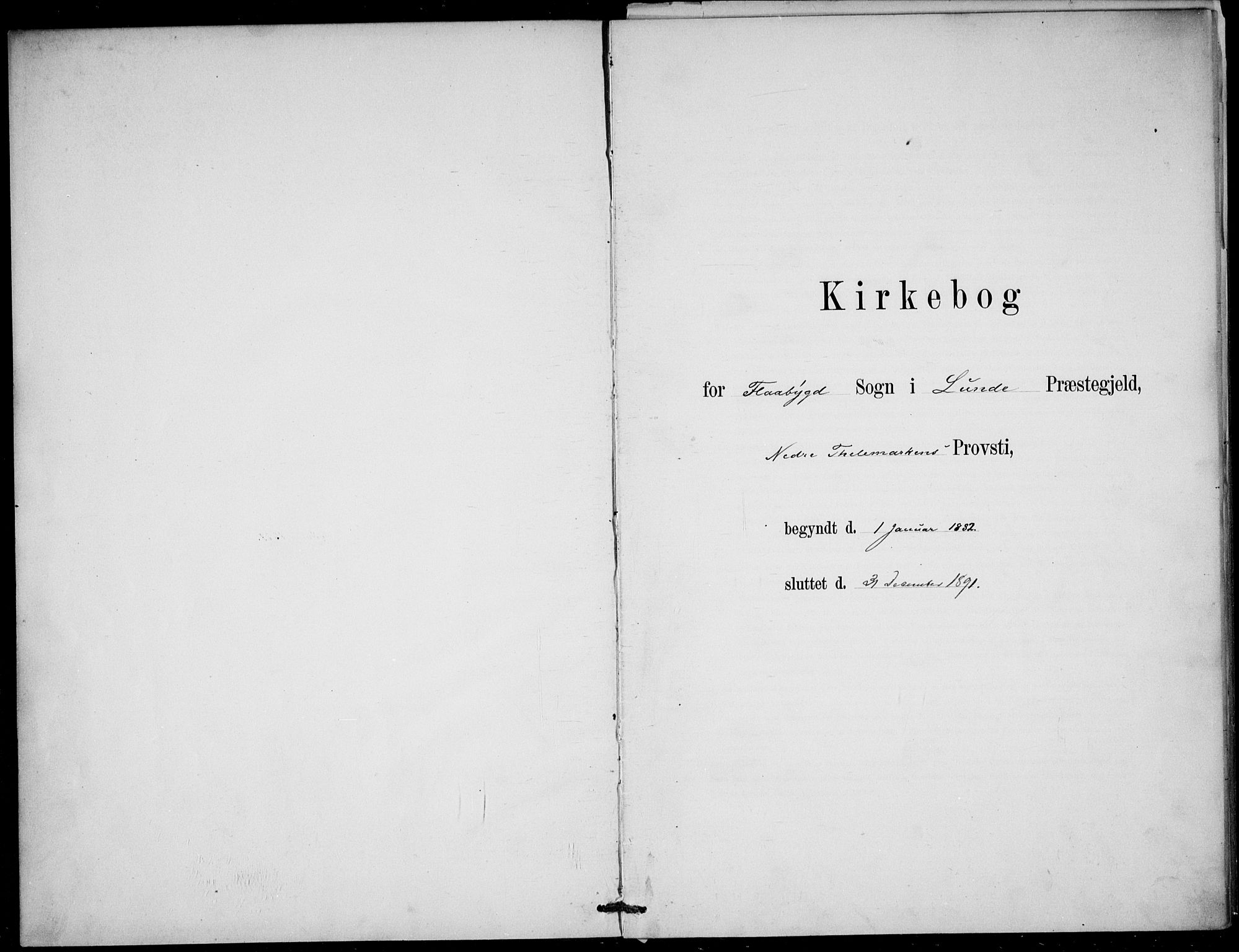 Lunde kirkebøker, AV/SAKO-A-282/F/Fb/L0003: Parish register (official) no. II 3, 1882-1891