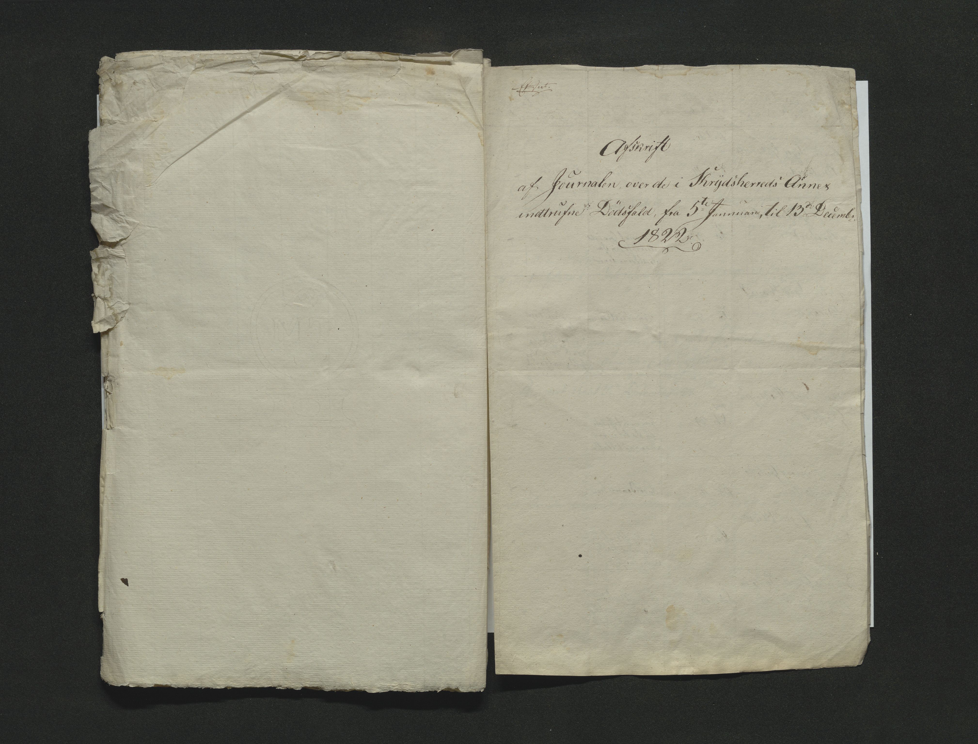 Eiker, Modum og Sigdal sorenskriveri, AV/SAKO-A-123/H/Ha/Hab/L0001: Dødsfallsmeldinger, 1812-1822, p. 314