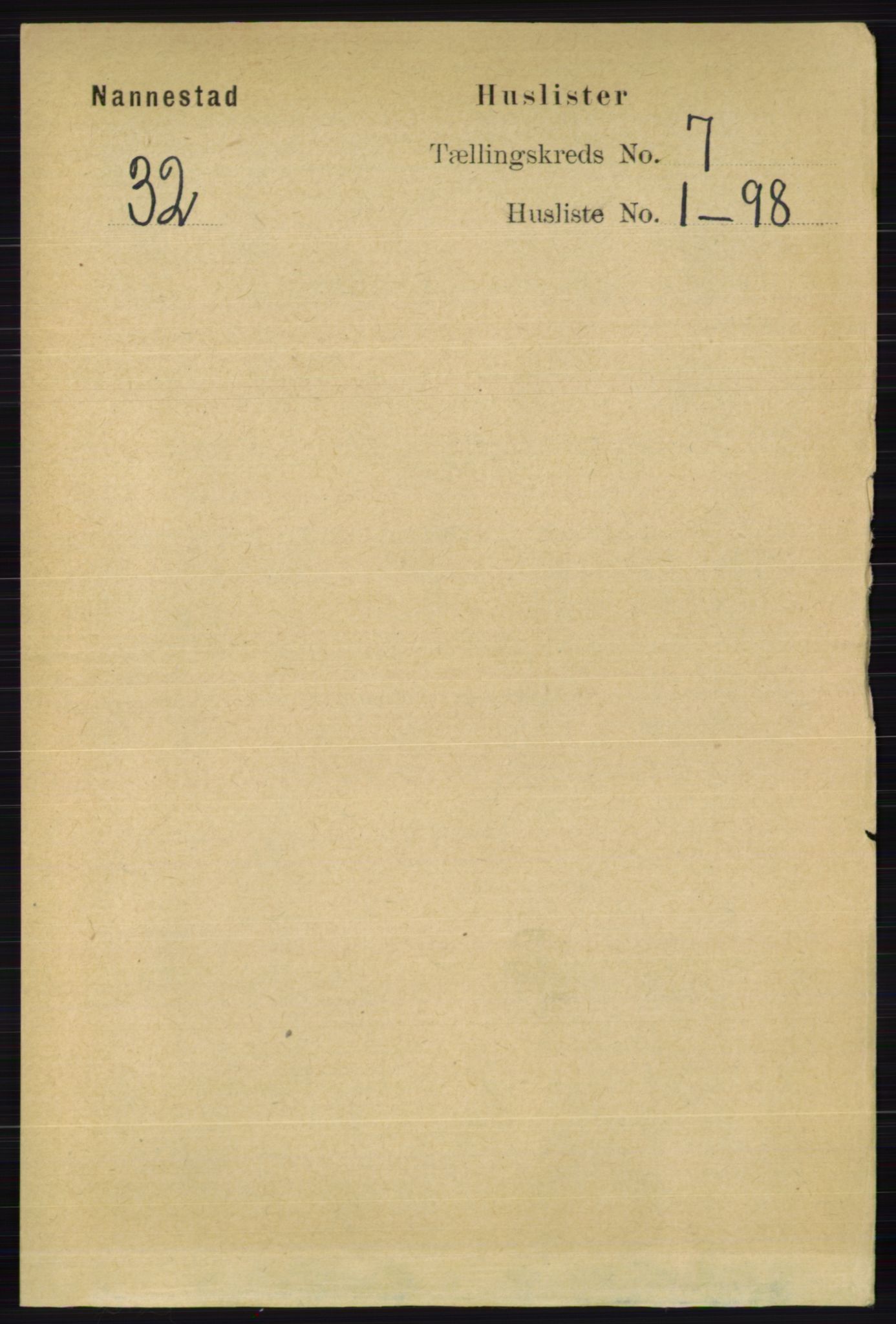 RA, 1891 census for 0238 Nannestad, 1891, p. 3640