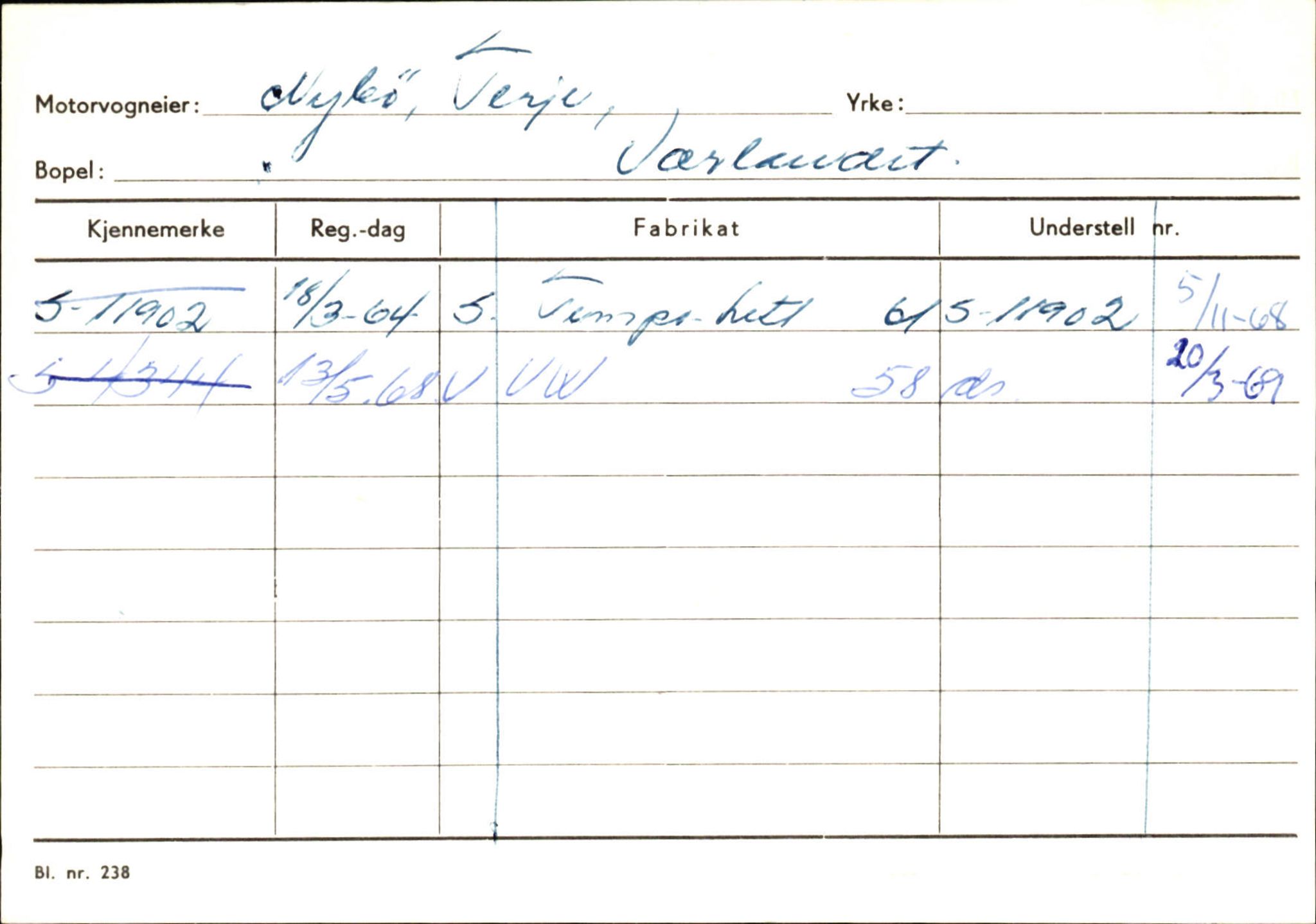 Statens vegvesen, Sogn og Fjordane vegkontor, AV/SAB-A-5301/4/F/L0132: Eigarregister Askvoll A-Å. Balestrand A-Å, 1945-1975, p. 930